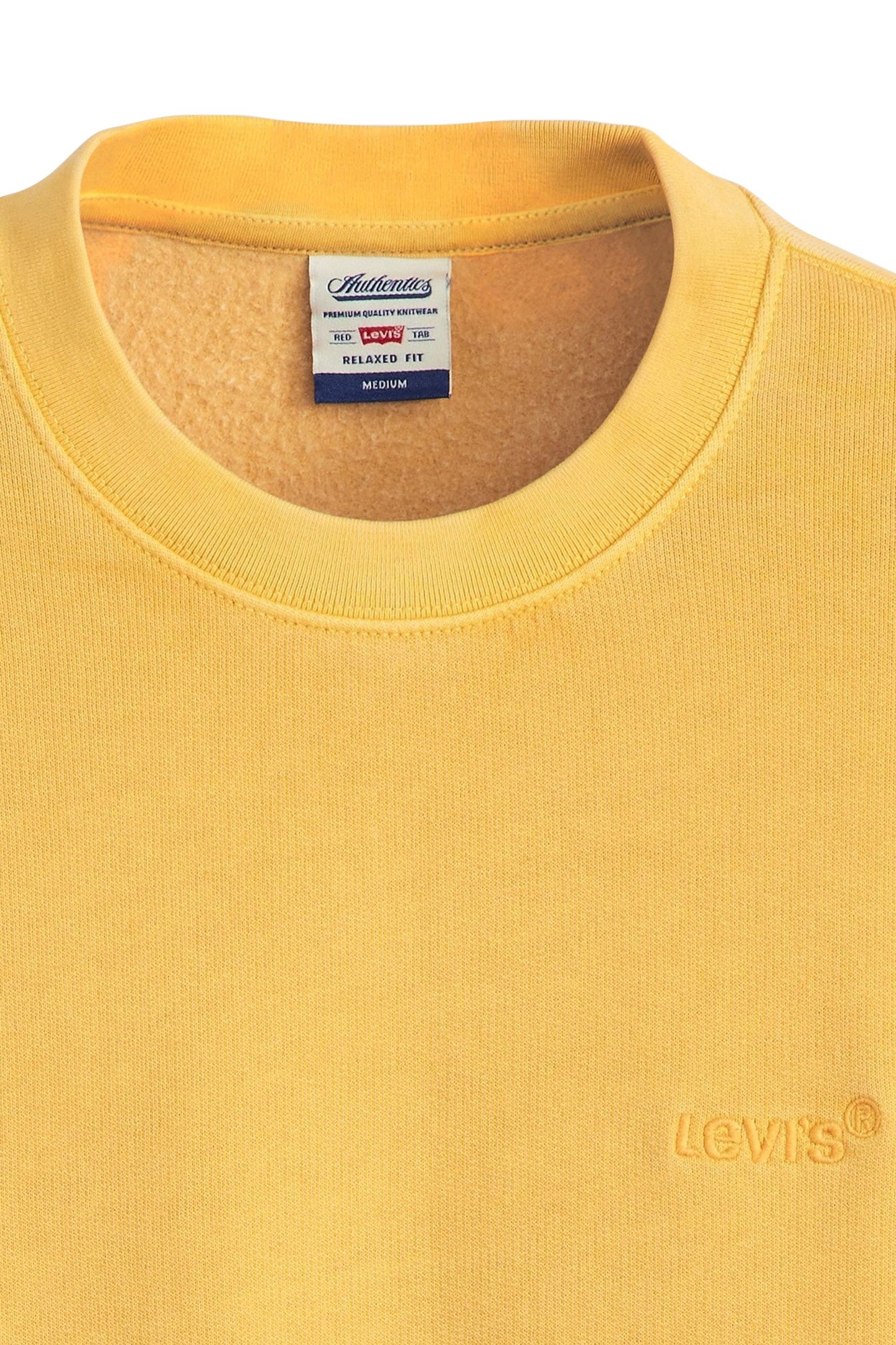 AUTHENTIC CREWNECK SWEATSHIRT YELLOW 6