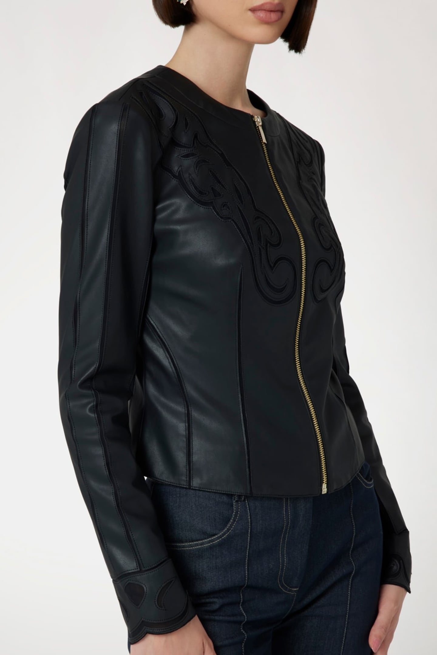 MARCIANO BY GUESS MELINDA JACKET JET BLACK 5