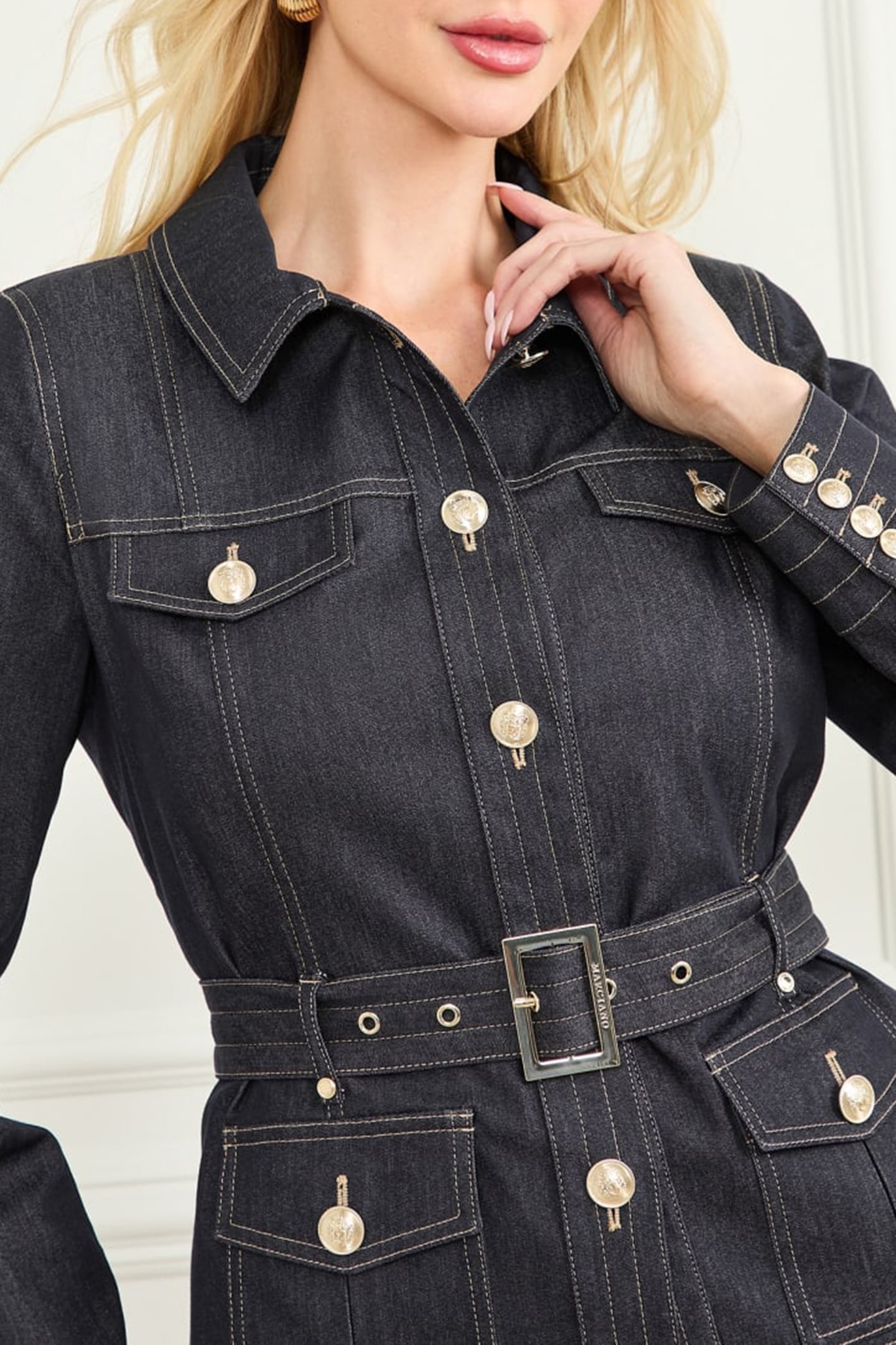 MARCIANO BY GUESS MAYA JACKET DARK BLUE 6