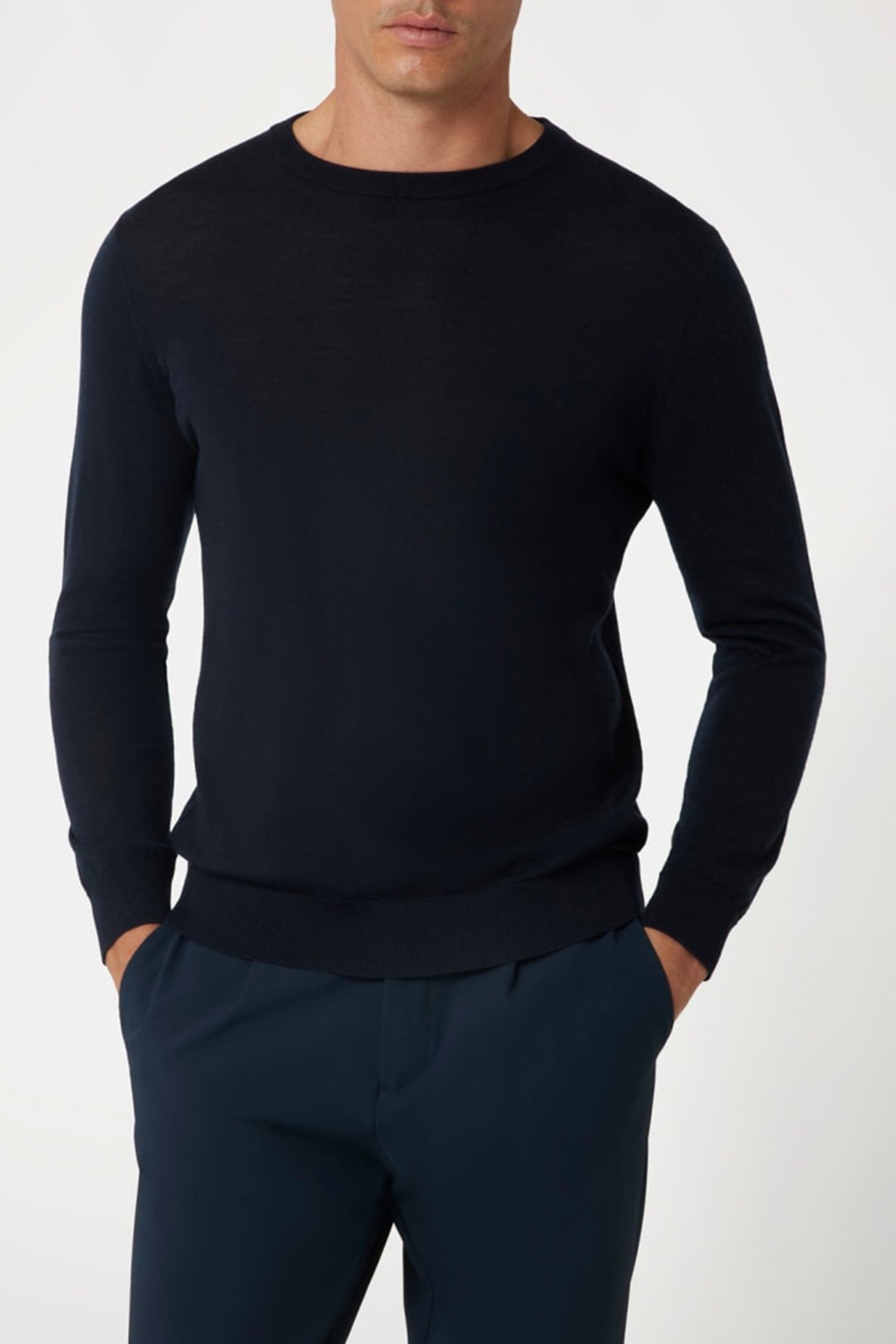 MERINO WOOL ESSENTIA NAVY SEA 1