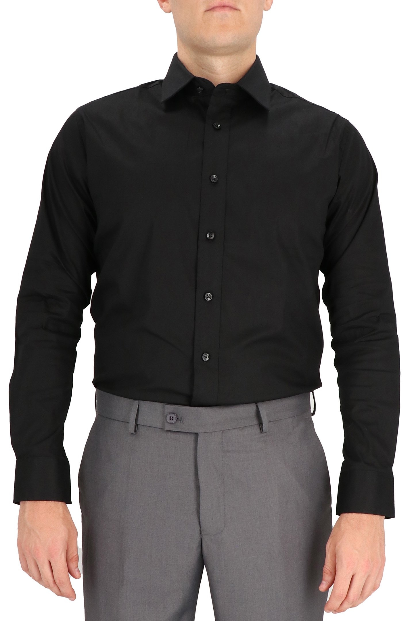 DRESS SHIRT BLACK 1