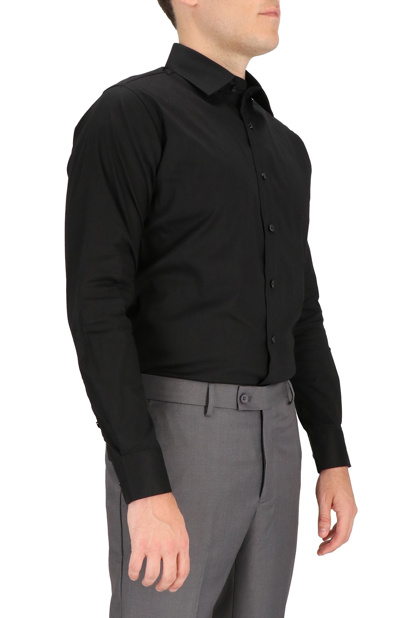 DRESS SHIRT BLACK 3