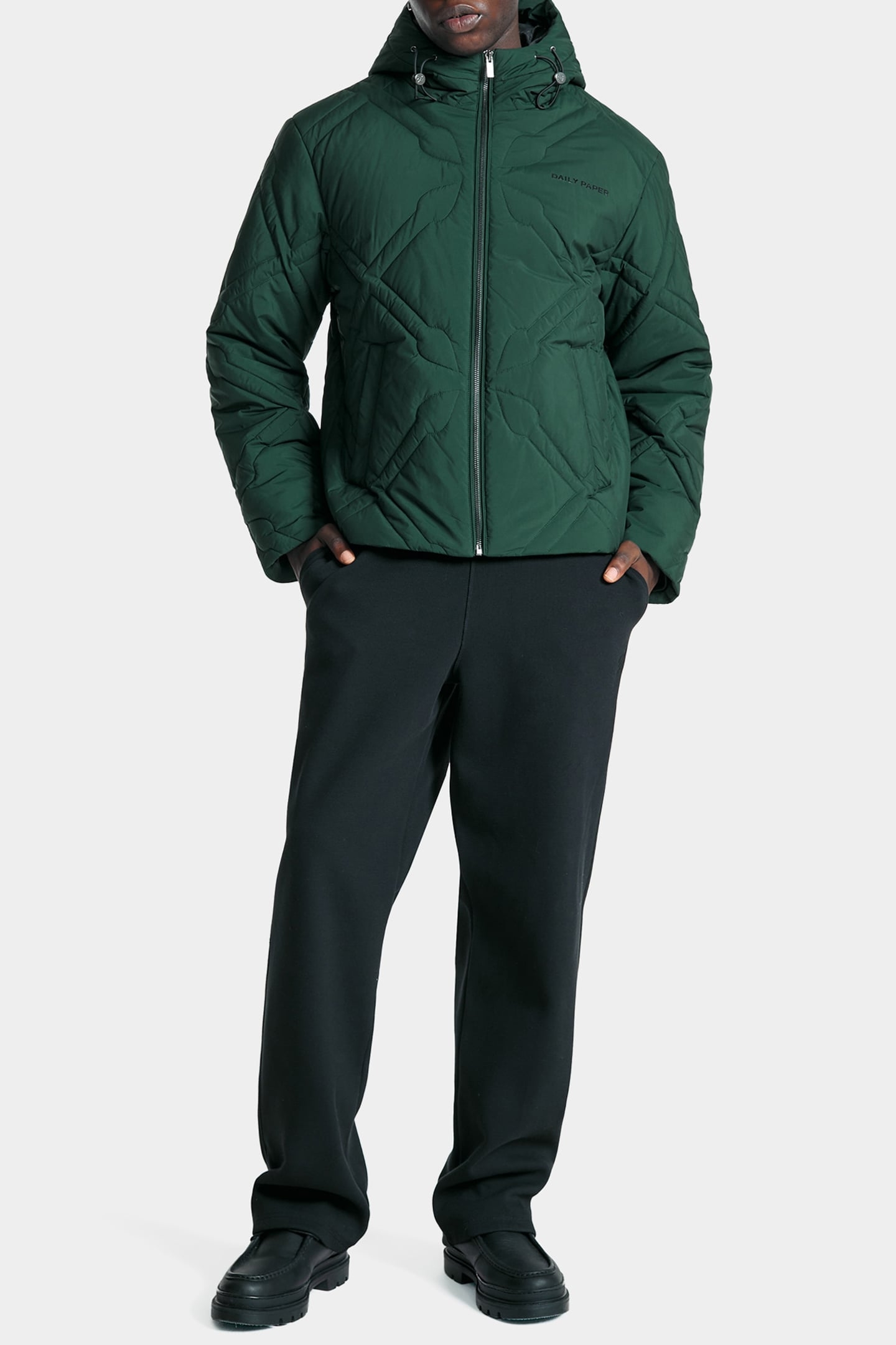 SPEAR PUFFER JACKET UNISEX PINE GREEN 2