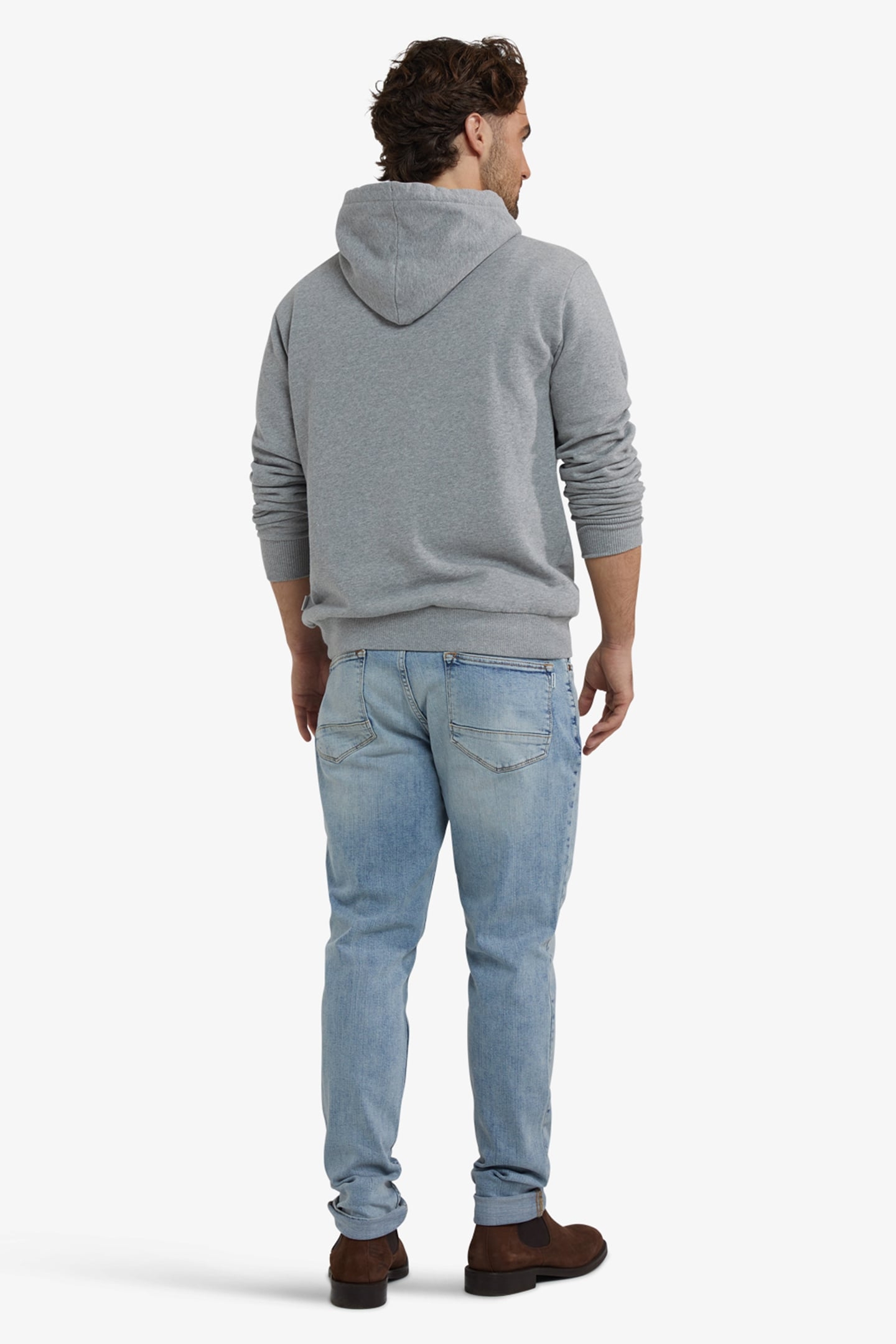 GRAPHIC HOODY MEDIUM GREY MELANGE 3