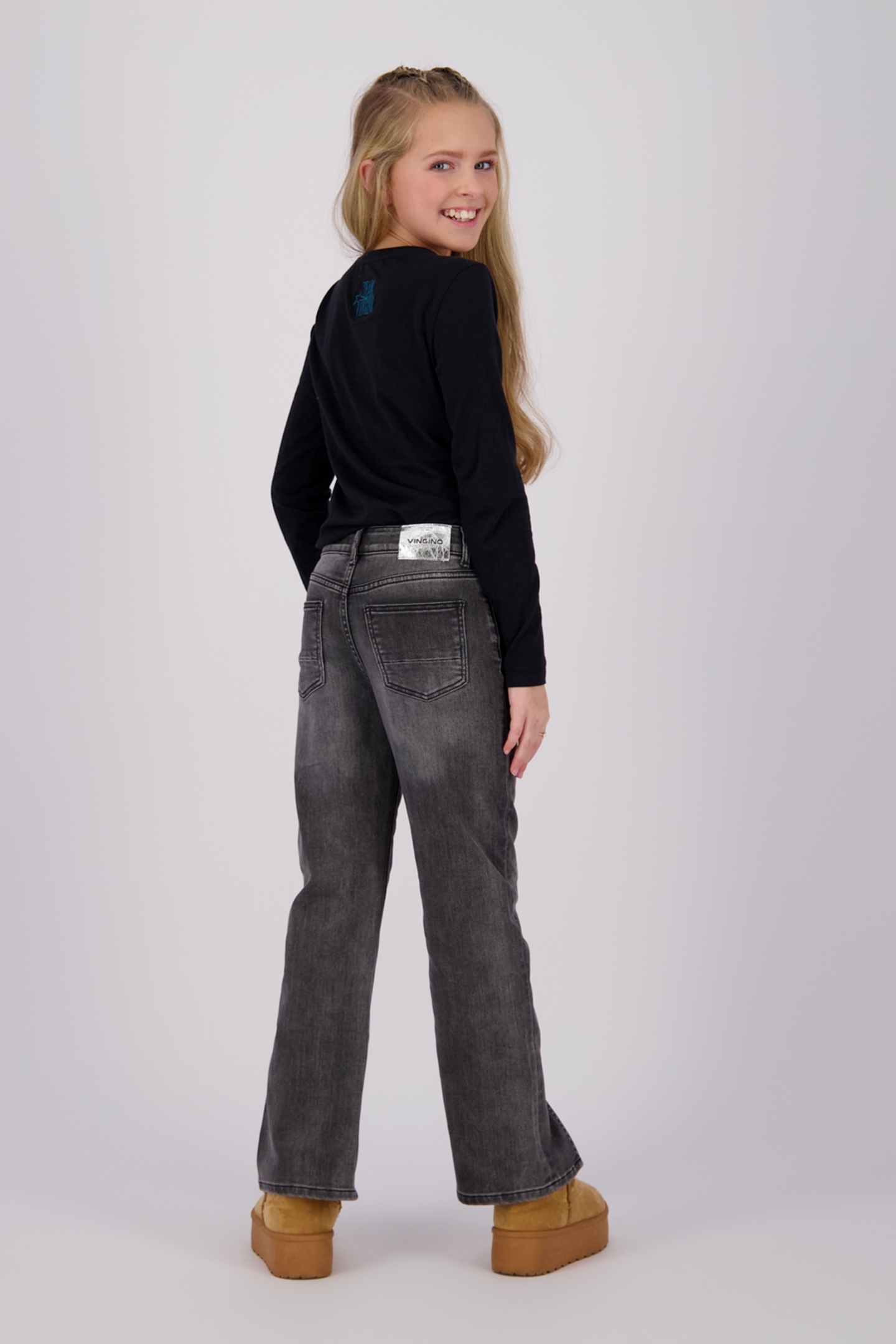 GIRLS JASMINE T-SHIRT DEEP BLACK 2