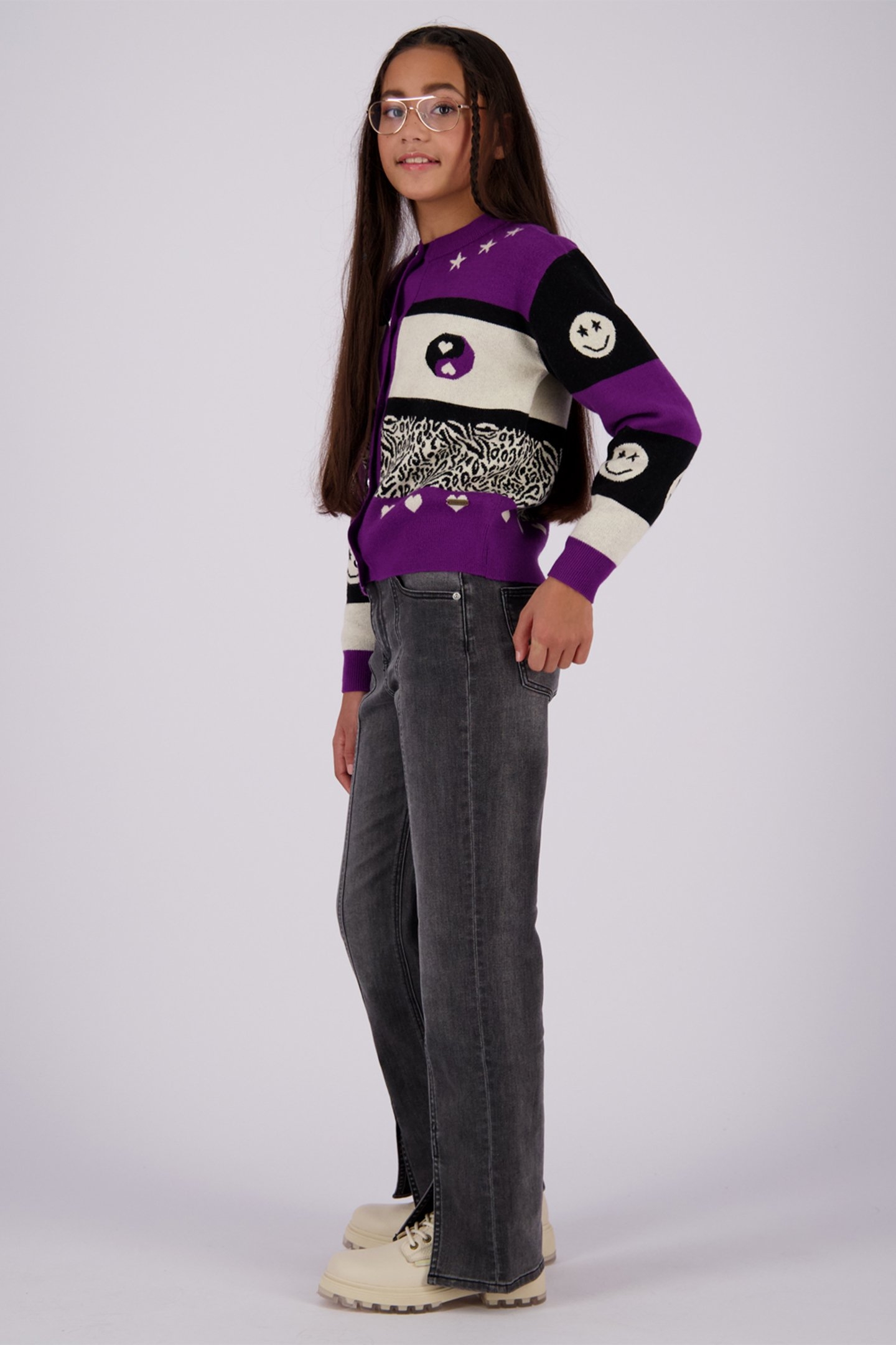 GIRLS MINDY VEST MULTICOLOR PURPLE 5