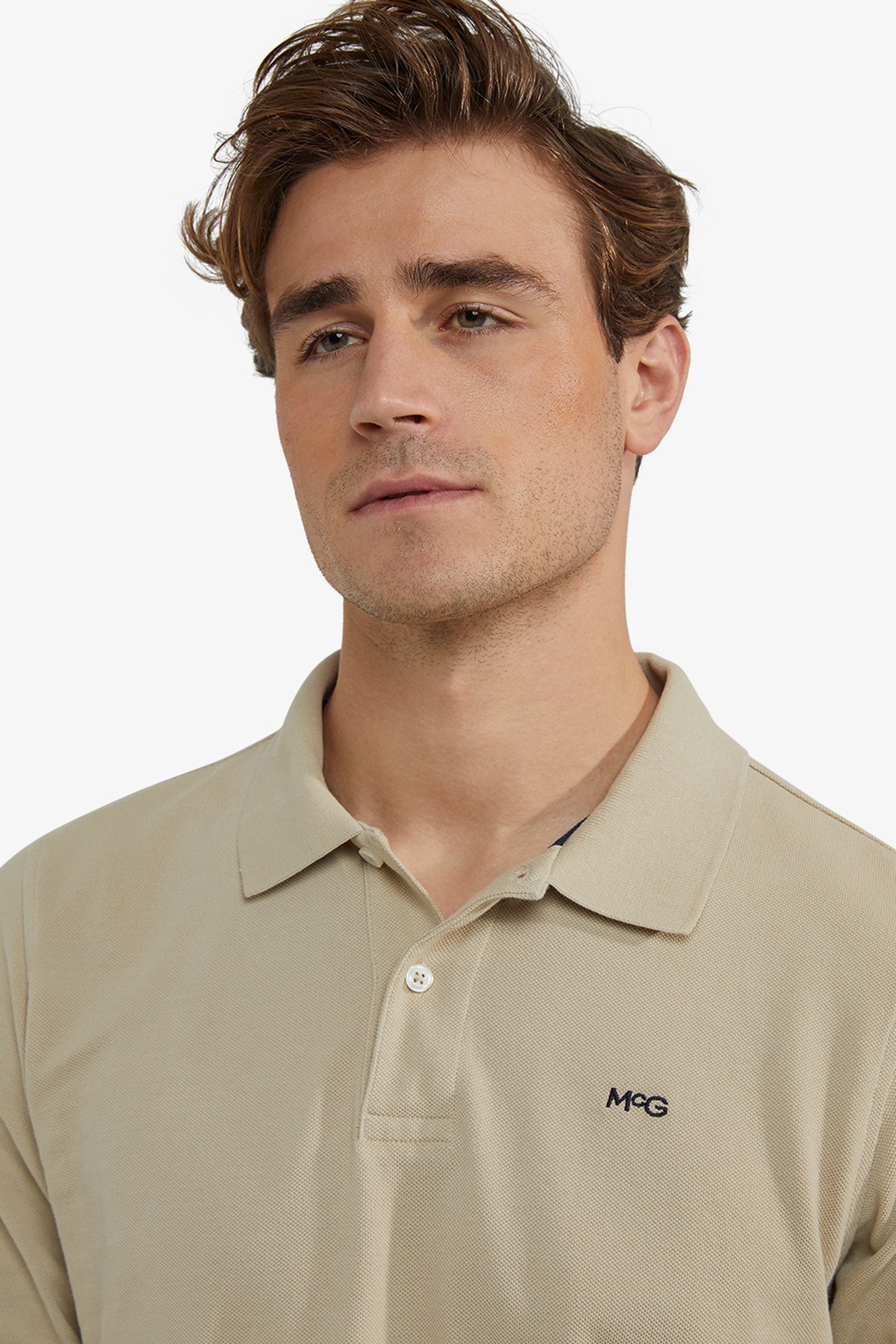 CLASSIC POLO LONG SLEEVES SAND 4