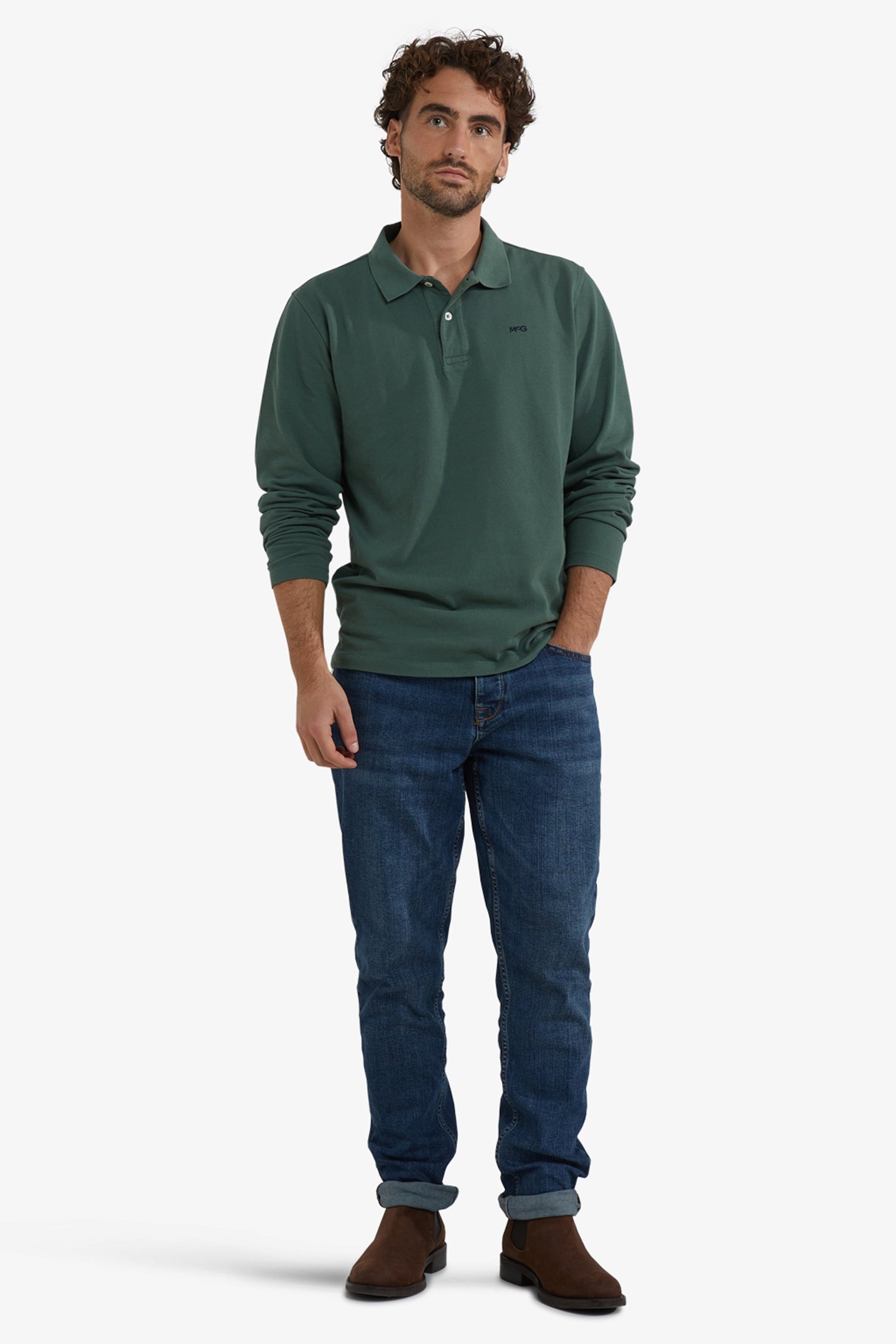 CLASSIC POLO LONG SLEEVES WINTER SAGE 2