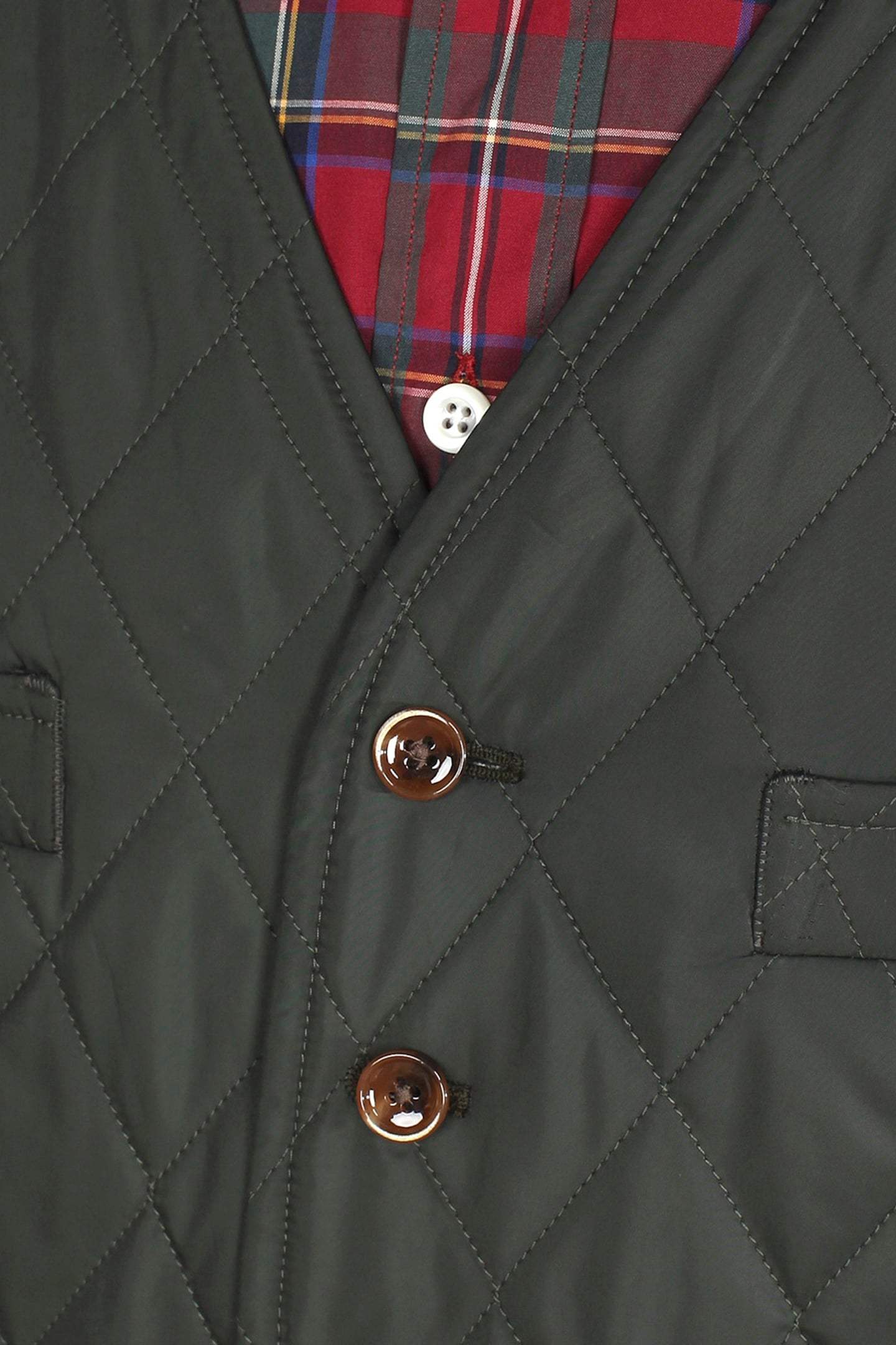 QUILTED GILET GREEN 4