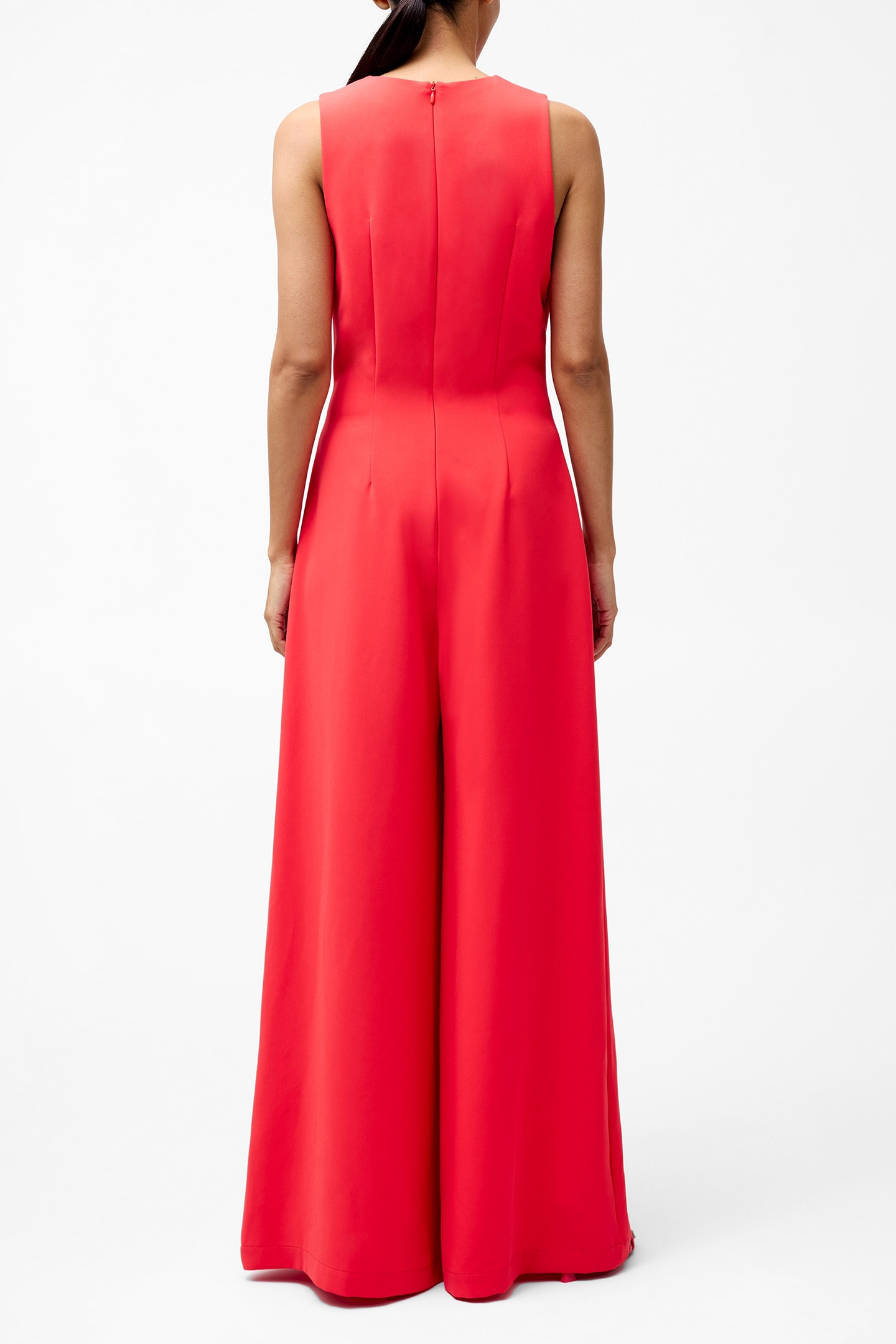 ARLETTE WIDE LEG JUMPSUIT POPPY RED 2