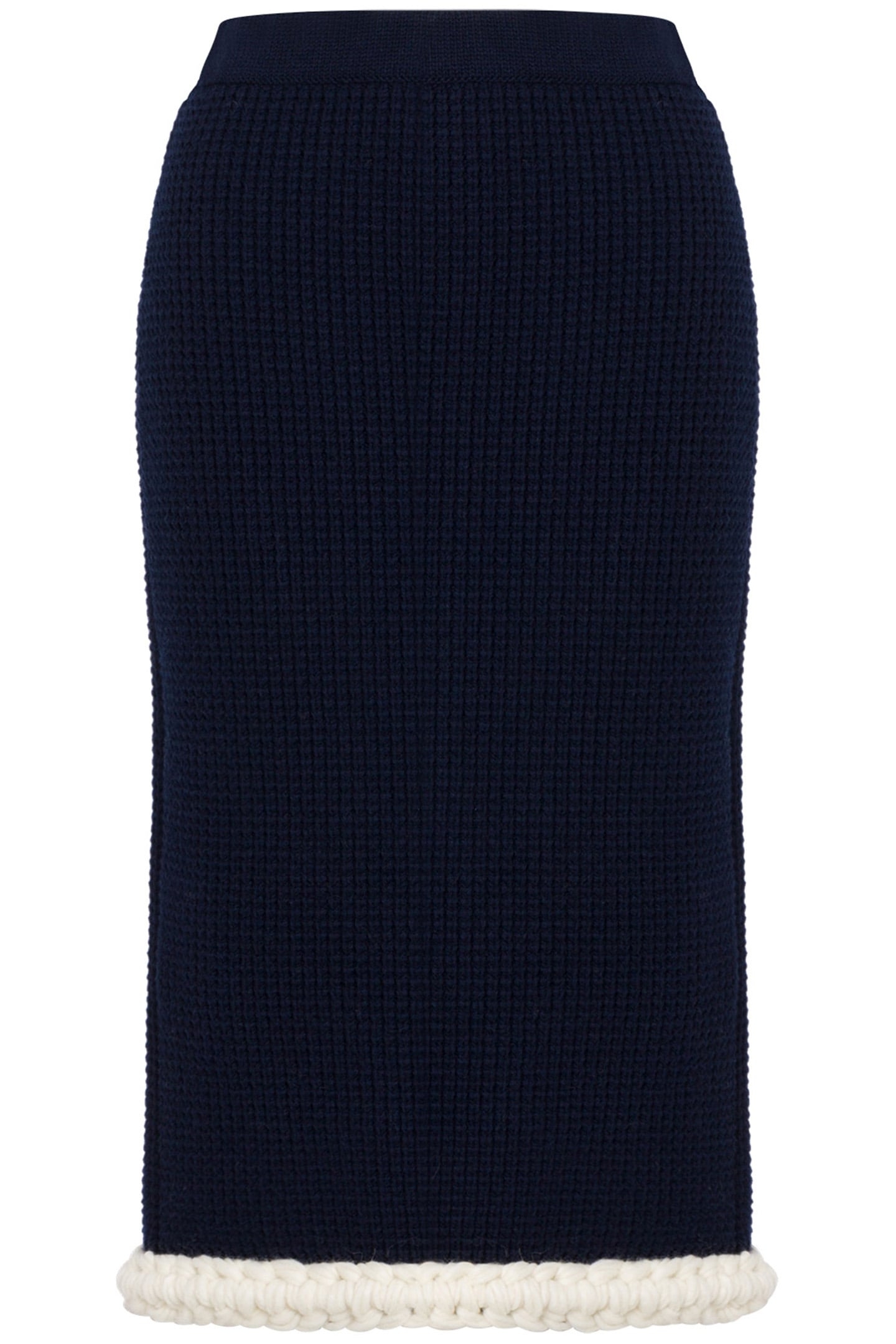 SUPERFINE LAMBSWOOL SKIRT BLUE 3