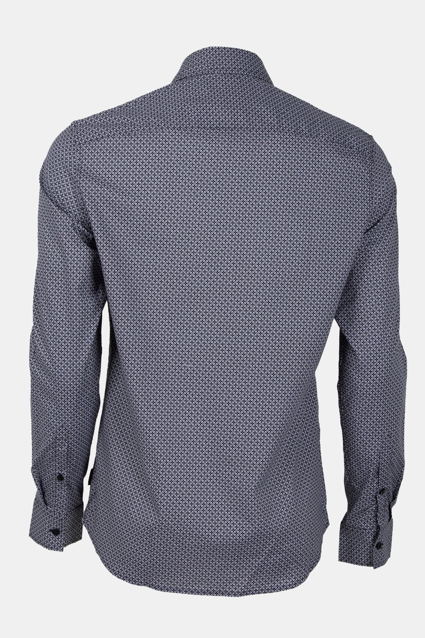 LS MOSAIC GEO COT SHIRT BLACK 4