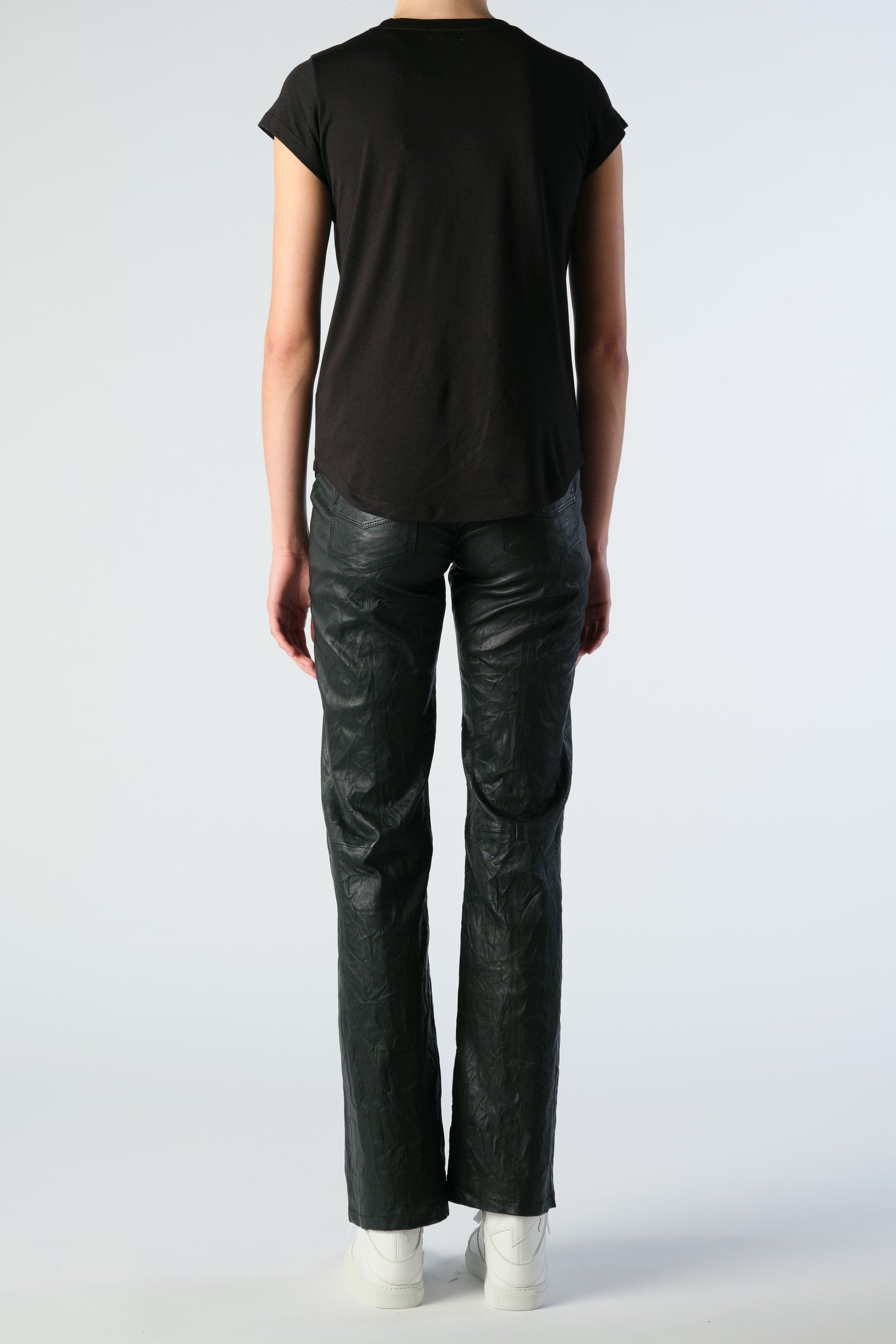 WOOP GRADIENT LOVE STRASS T-SHIRT NOIR 2