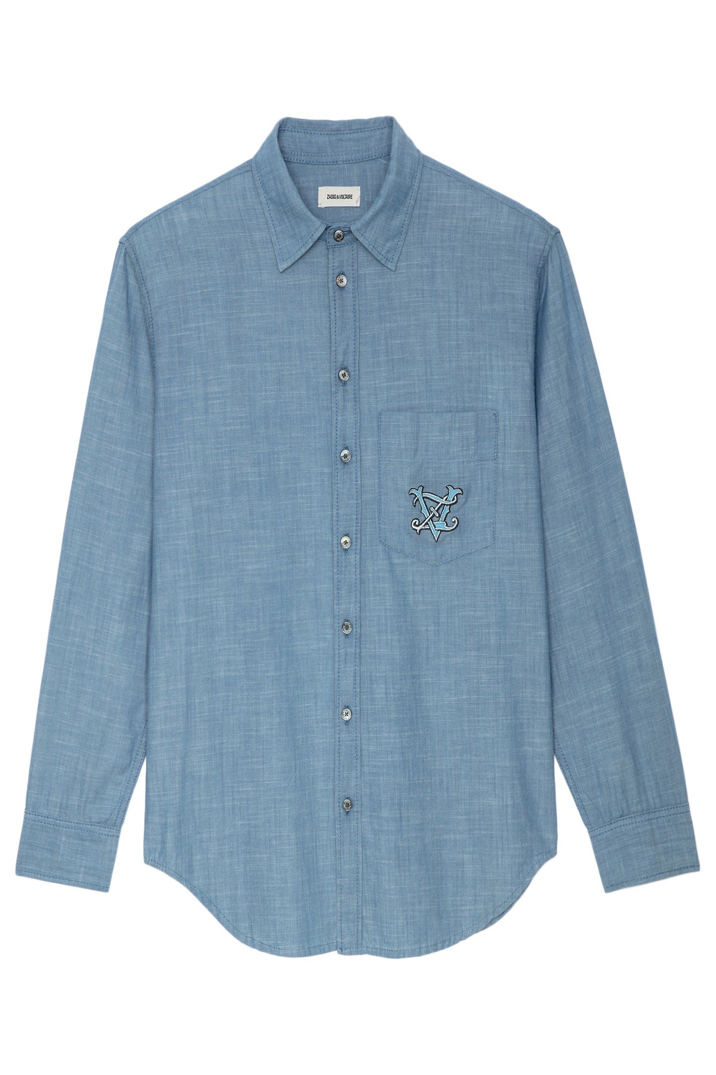 TASKI CHAMBRAY SHIRT LIGHT BLUE 4