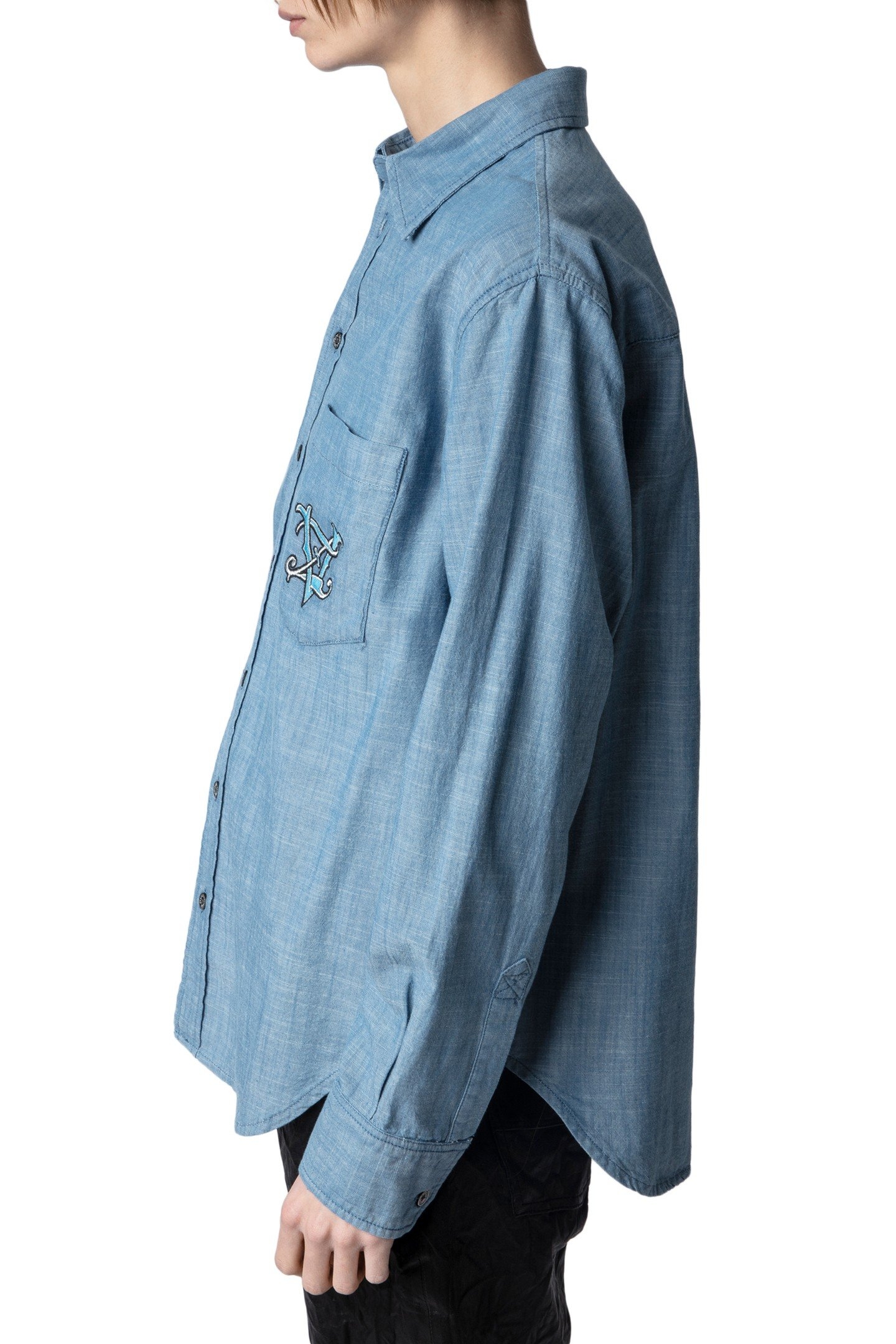 TASKI CHAMBRAY SHIRT LIGHT BLUE 3