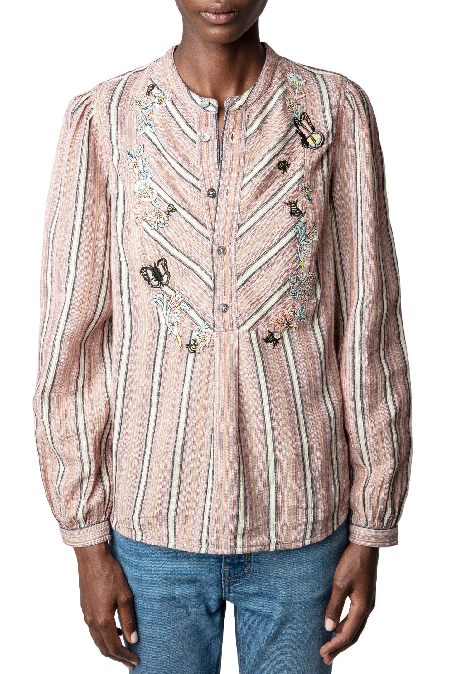 TEDA RAYE STRIPED BLOUSE JAPON 1