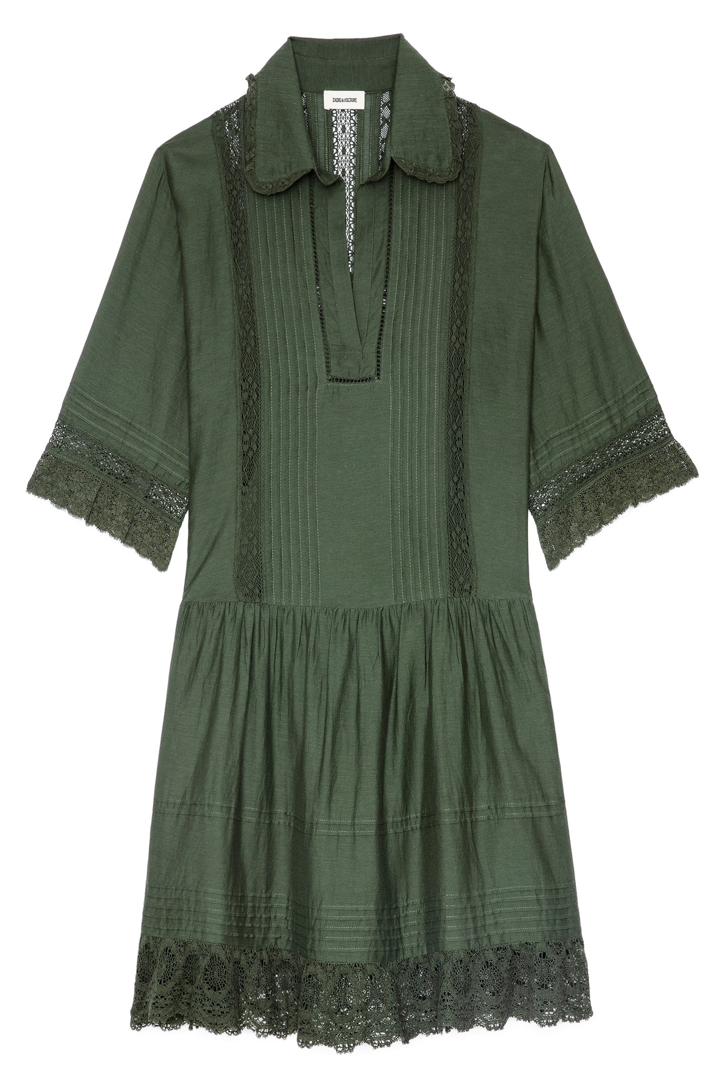 ROSEA TOMBOY DRESS KAKI 4