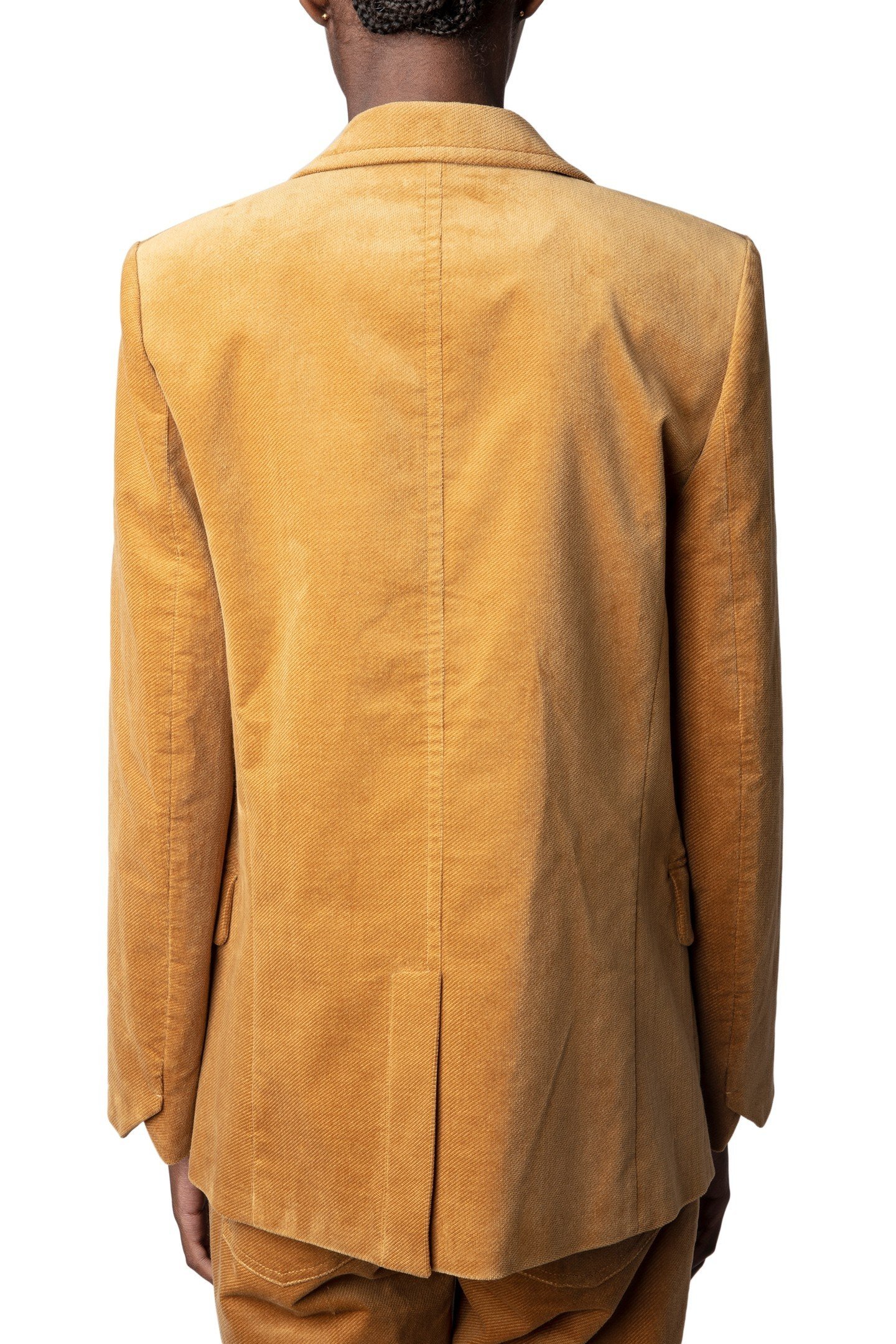 VENUS VELVET USED BLAZER OCRE 2