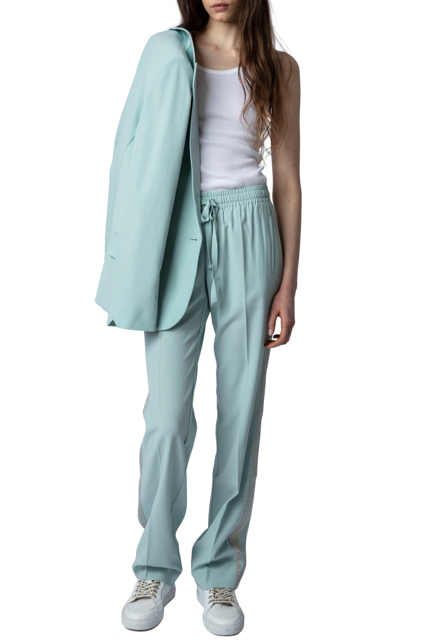 POMY CREPE PANTS CELADON 6