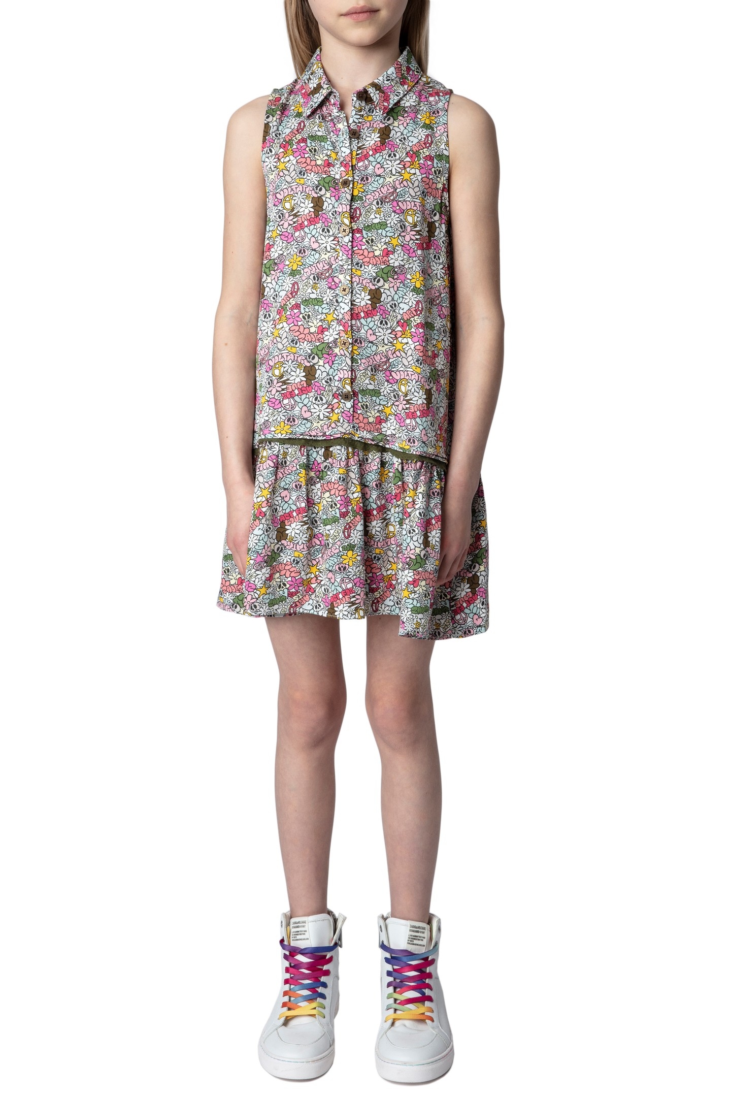 KARO GIRL DRESS MULTICOLOR 3