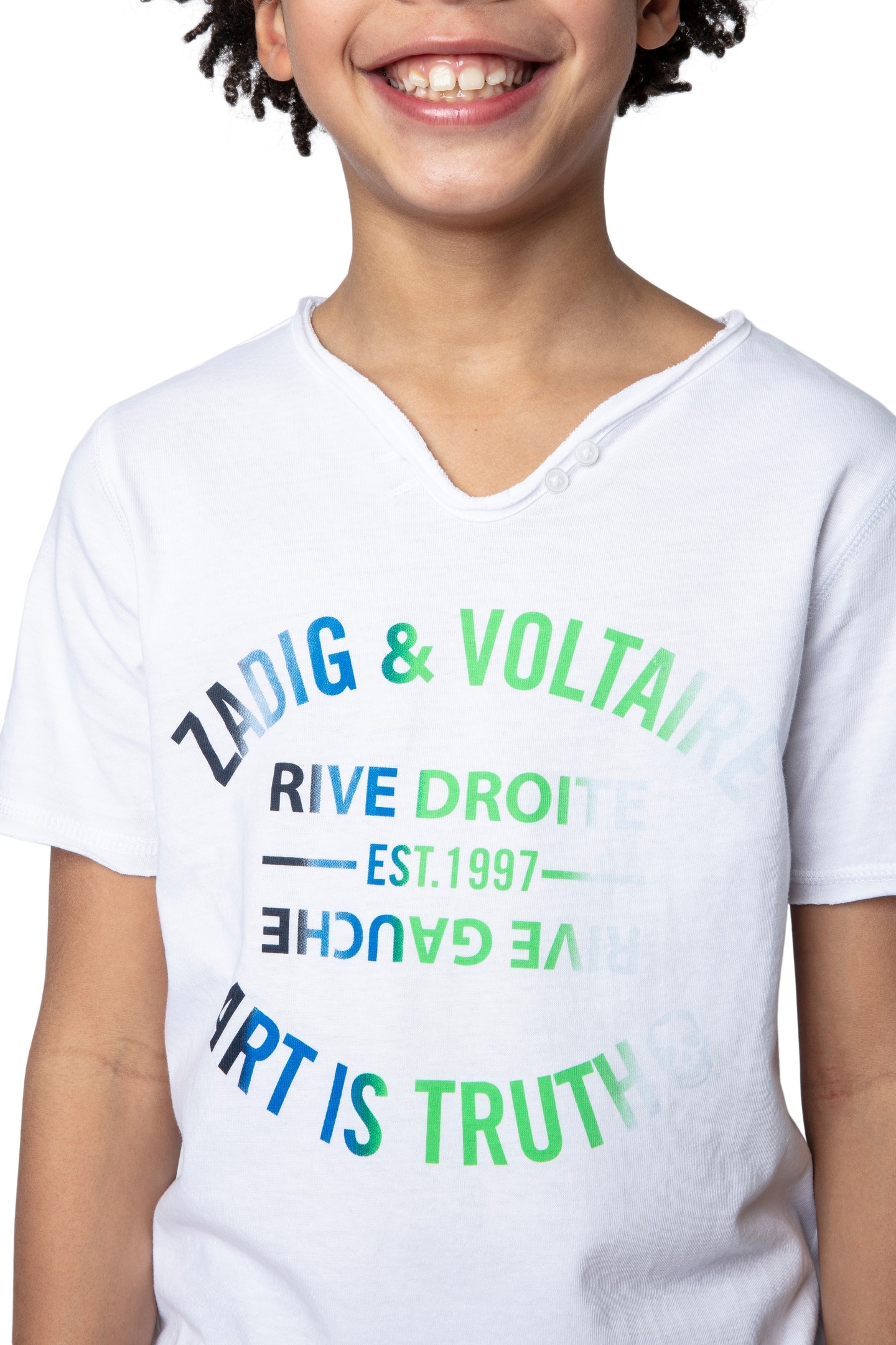 BOKER BOYS SHORT SLEEVES NAVY/WHITE 7