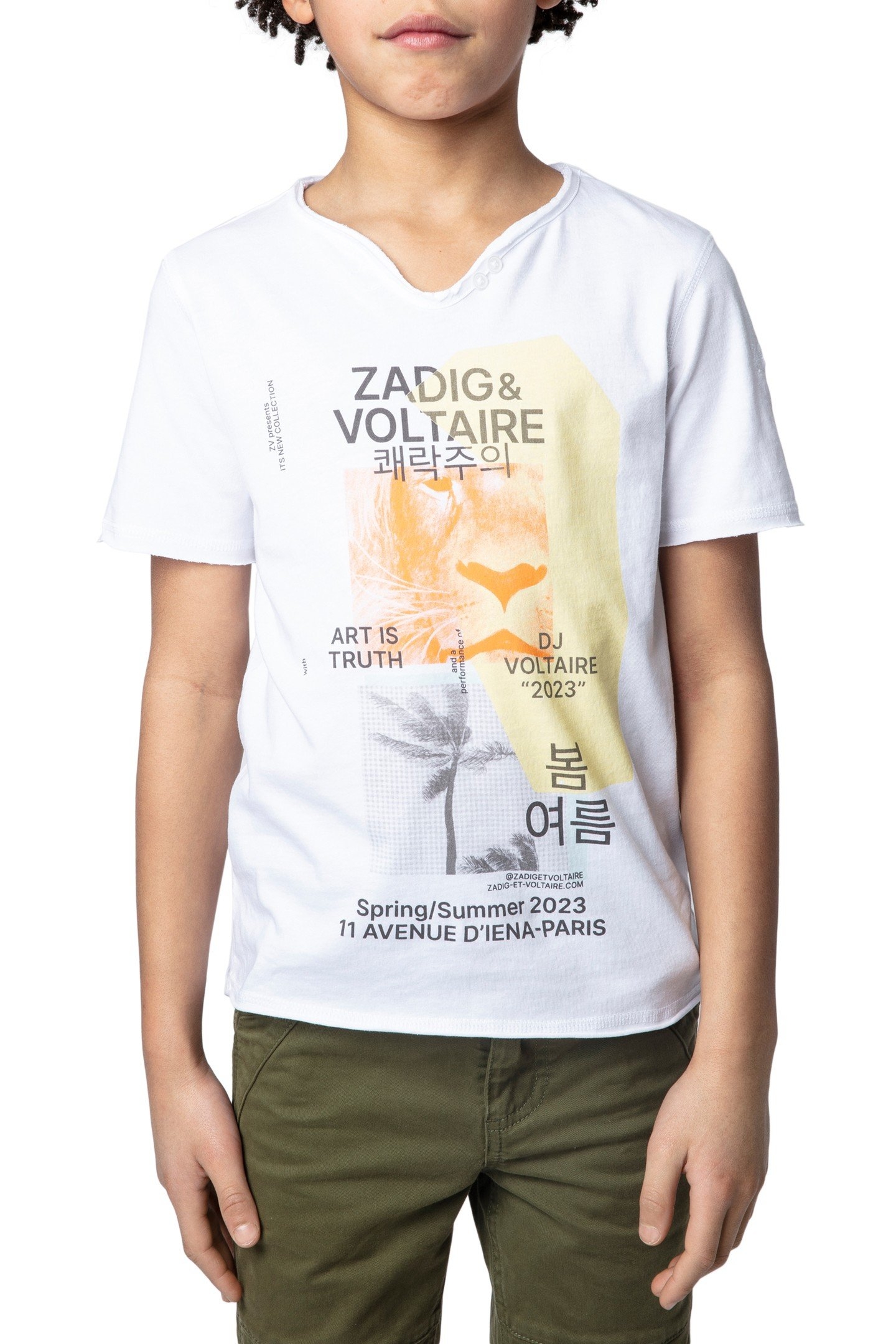 BOXER BOYS SHORT SLEEVES BLANC 1