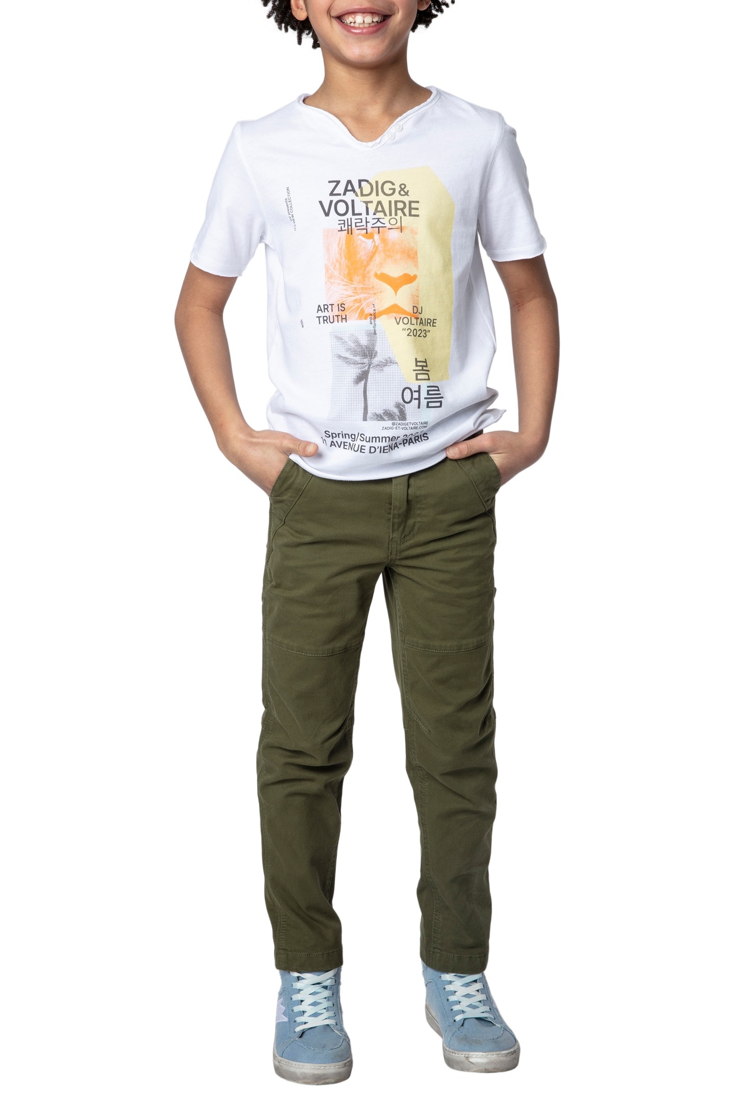 BOXER BOYS SHORT SLEEVES BLANC 4