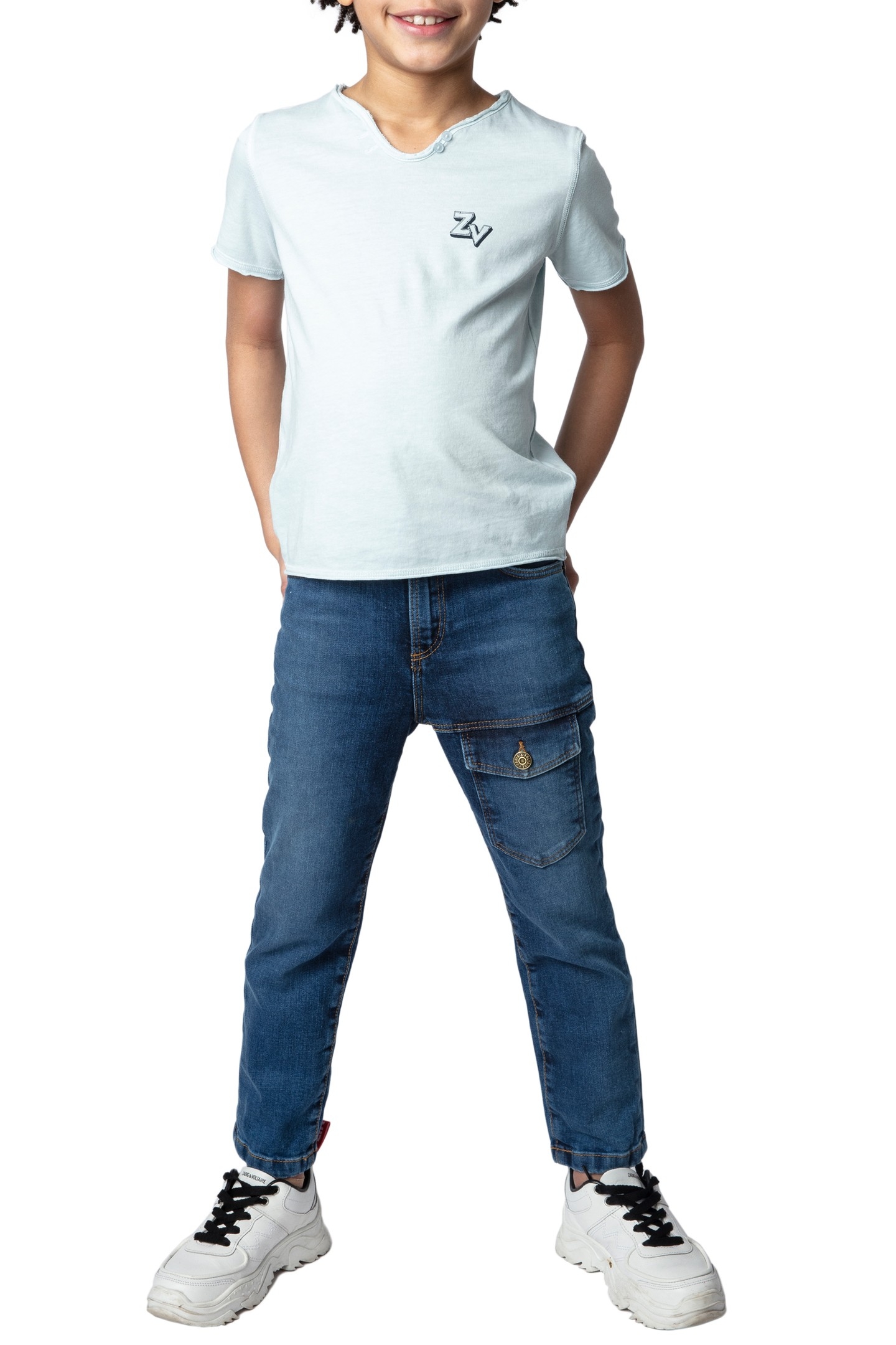 BOXER BOYS SHORT SLEEVES LIGHT BLUE 6