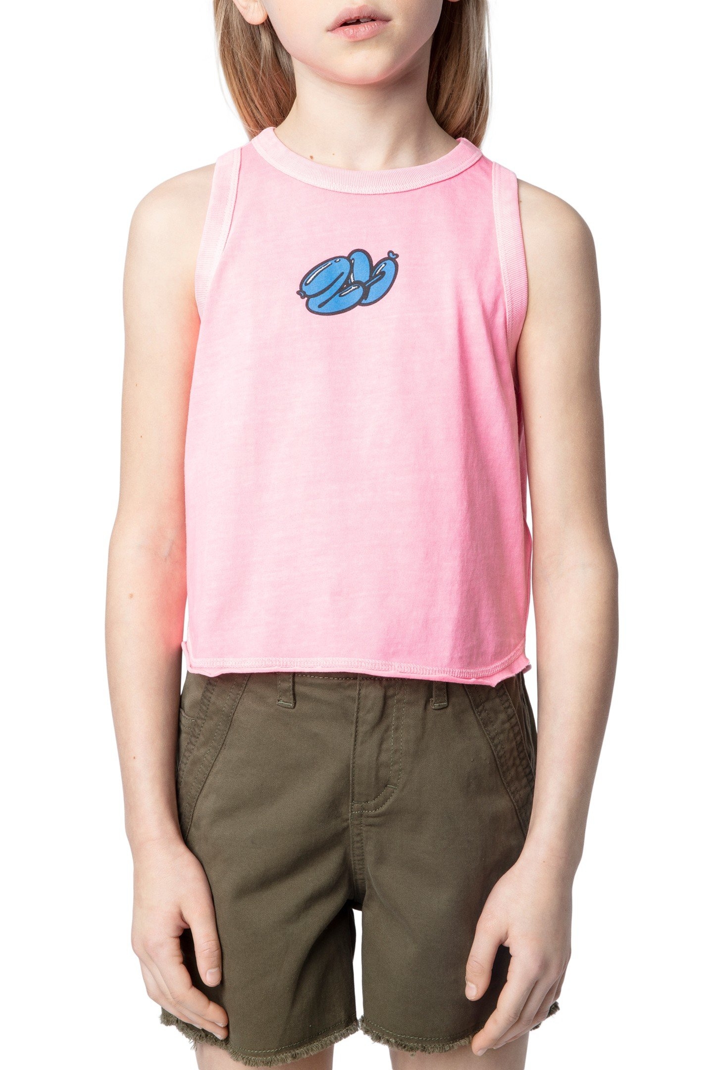 DEBBIE GIRL TANK TOP ROSE 1