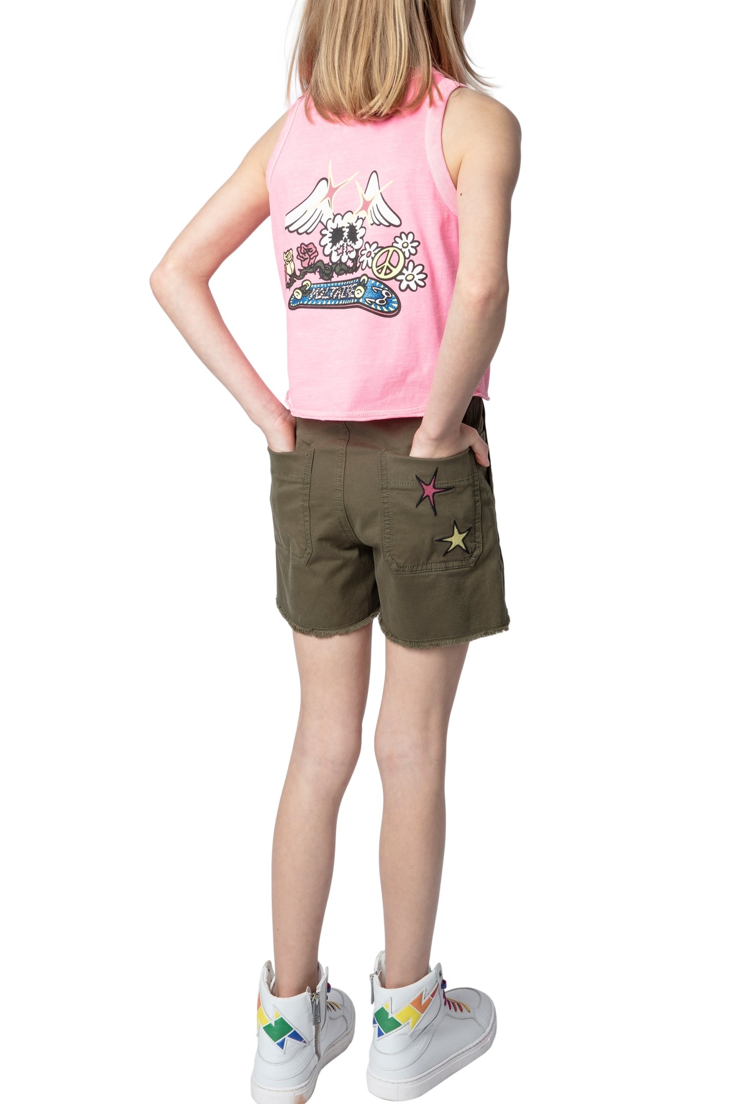 DEBBIE GIRL TANK TOP ROSE 7