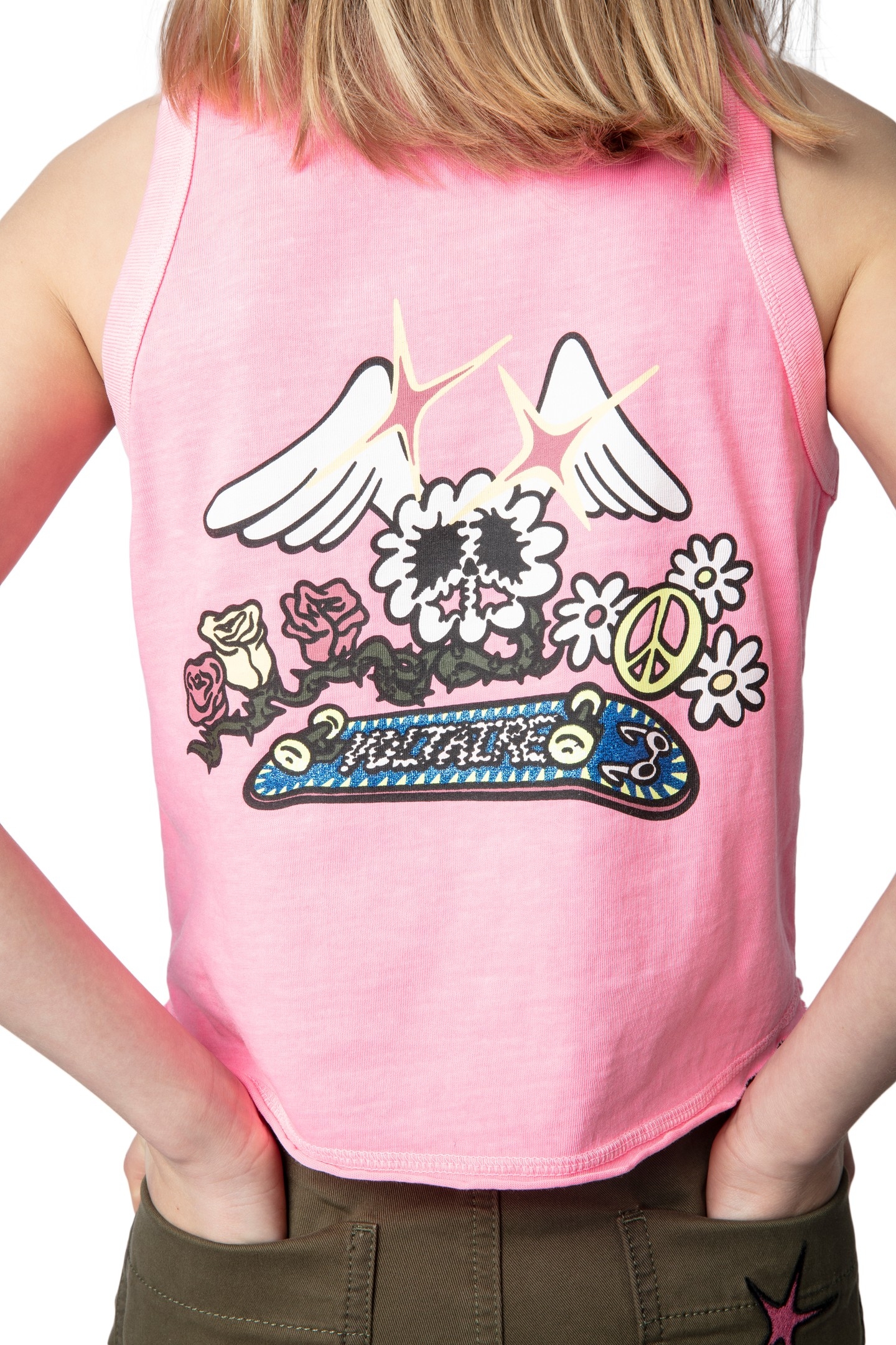 DEBBIE GIRL TANK TOP ROSE 8