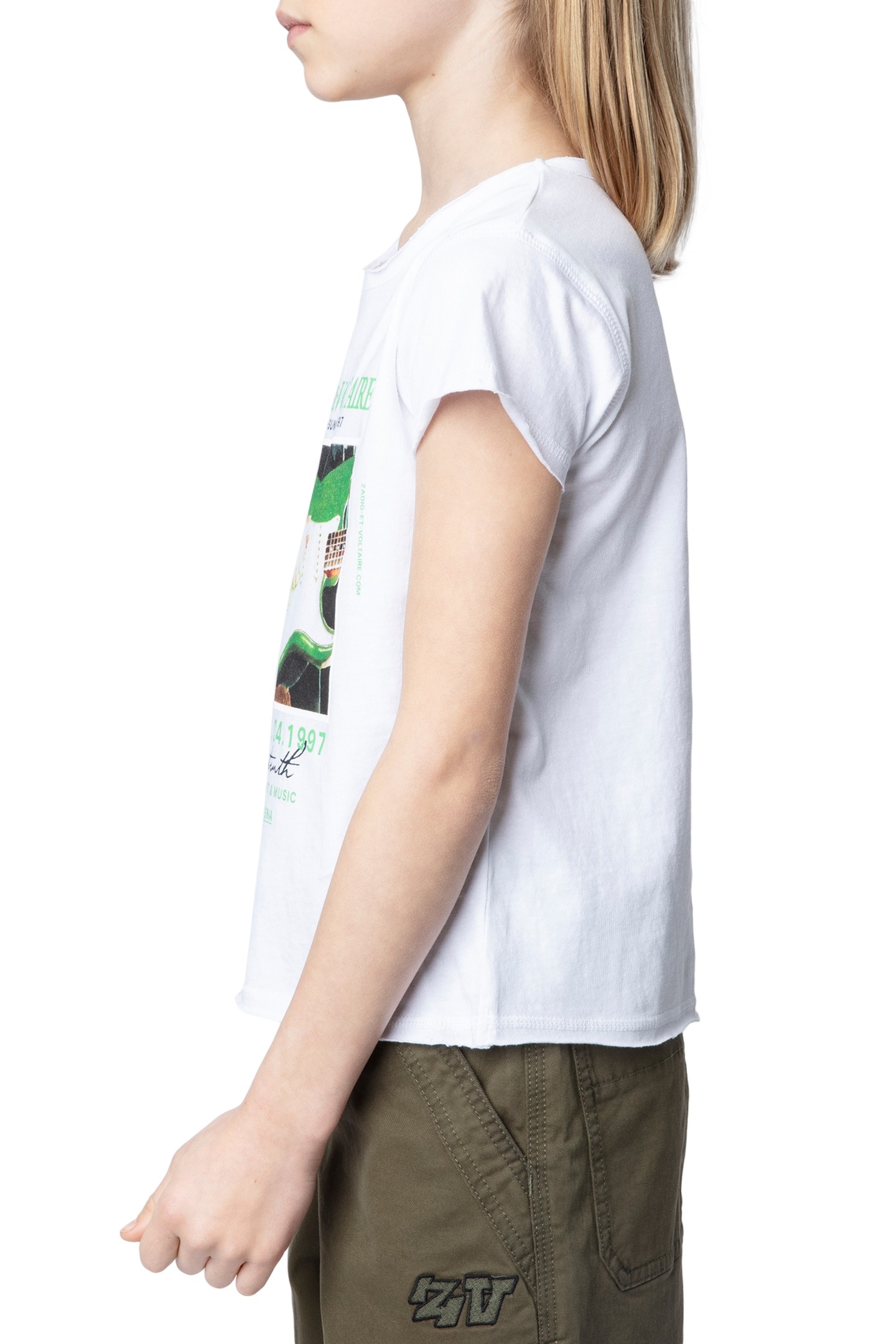 AMBER GIRL T-SHIRT BLANC 3
