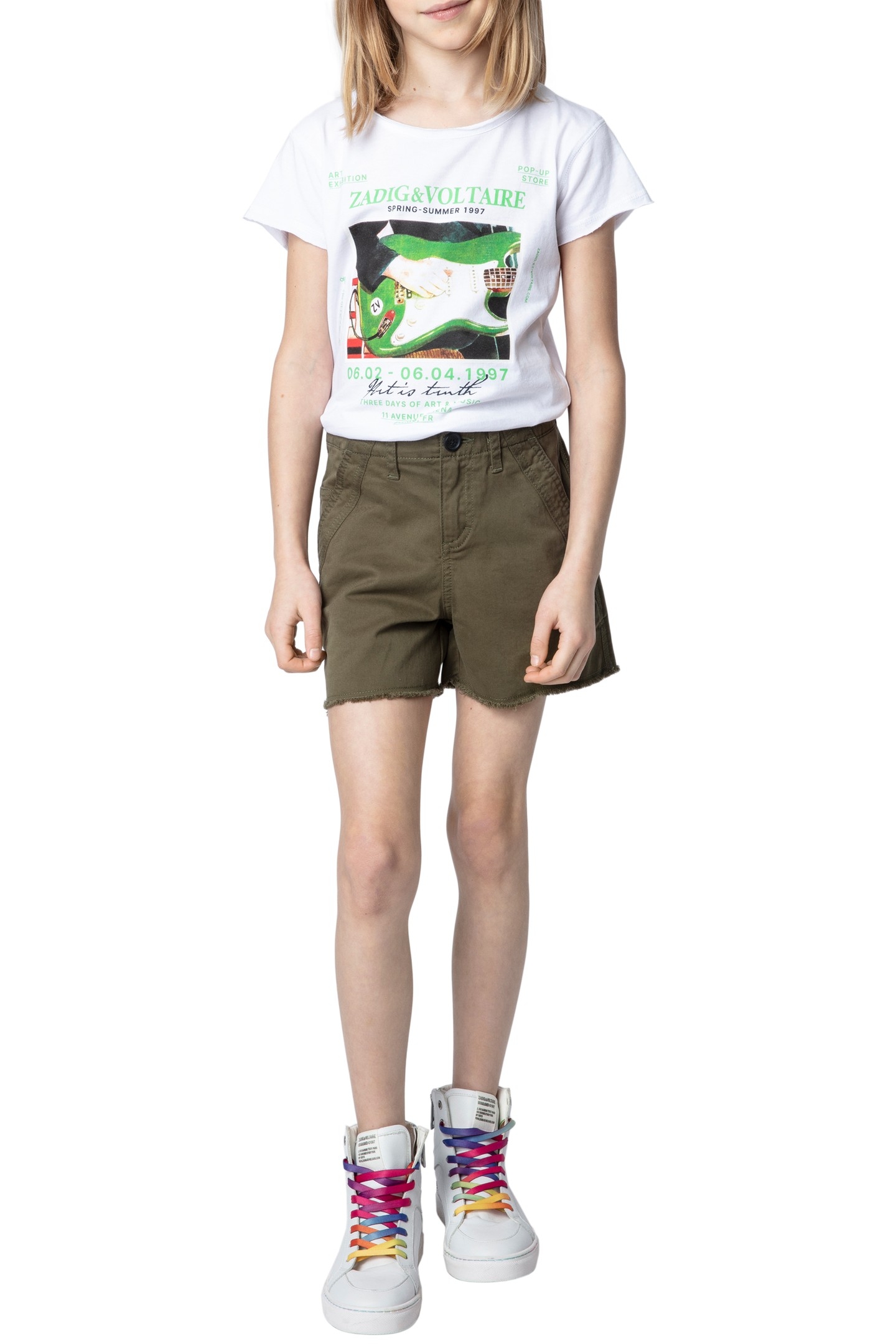AMBER GIRL T-SHIRT BLANC 5