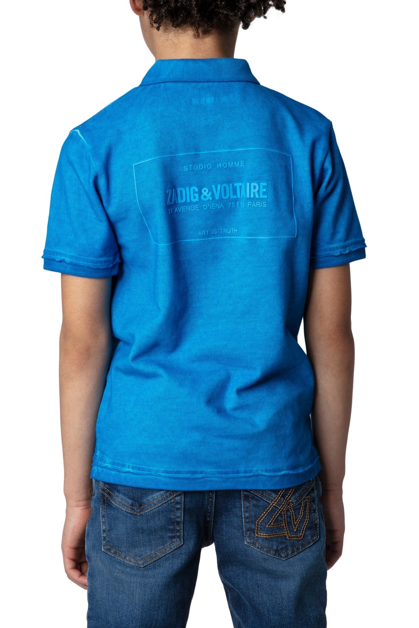 TROT BOYS POLO BLUE 2