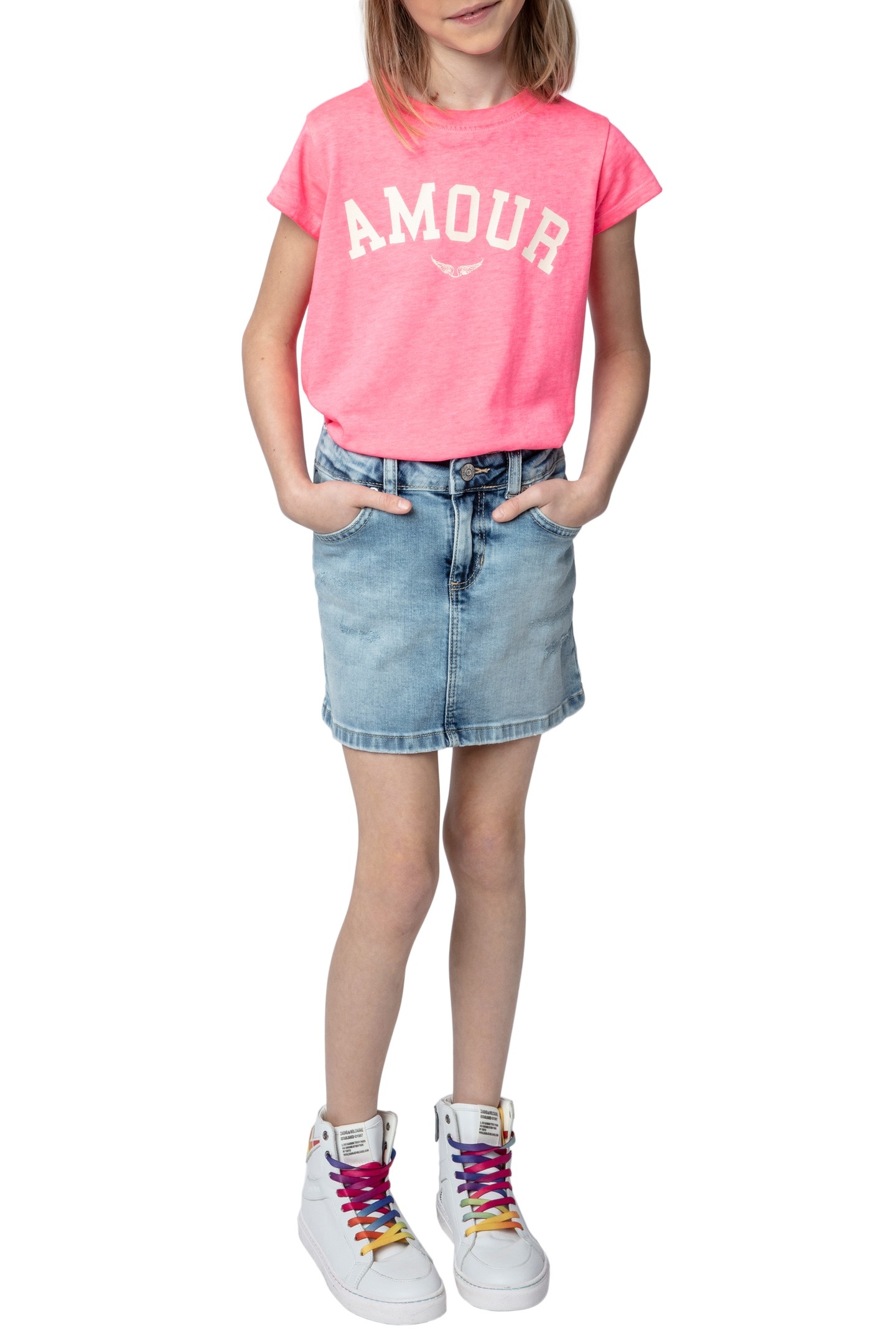 NIELS GIRL T-SHIRT ROSE 5