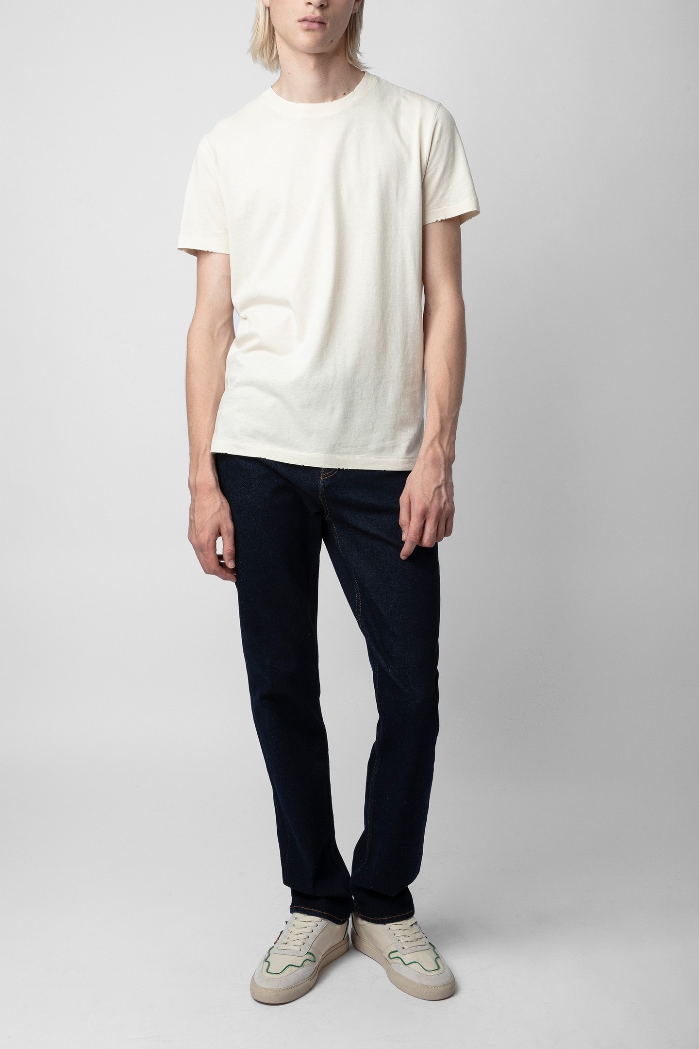 UNISEX JIMMY DESTROY STUDIO T-SHIRT NEIGE 2