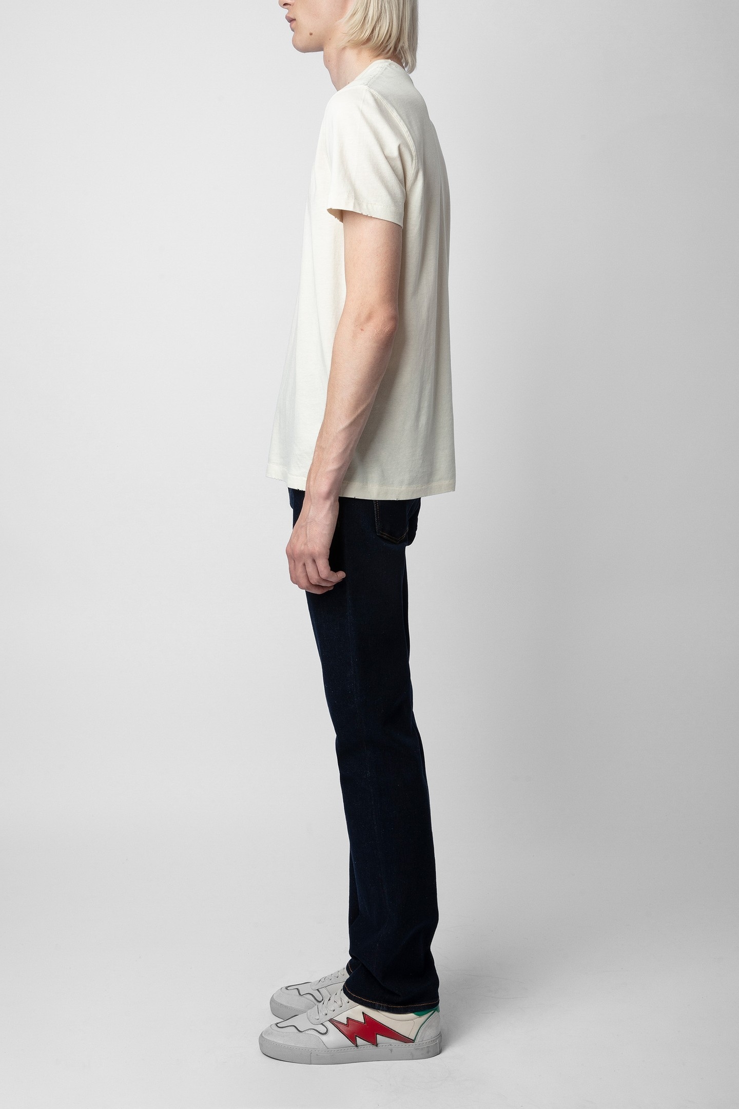 UNISEX JIMMY DESTROY STUDIO T-SHIRT NEIGE 6