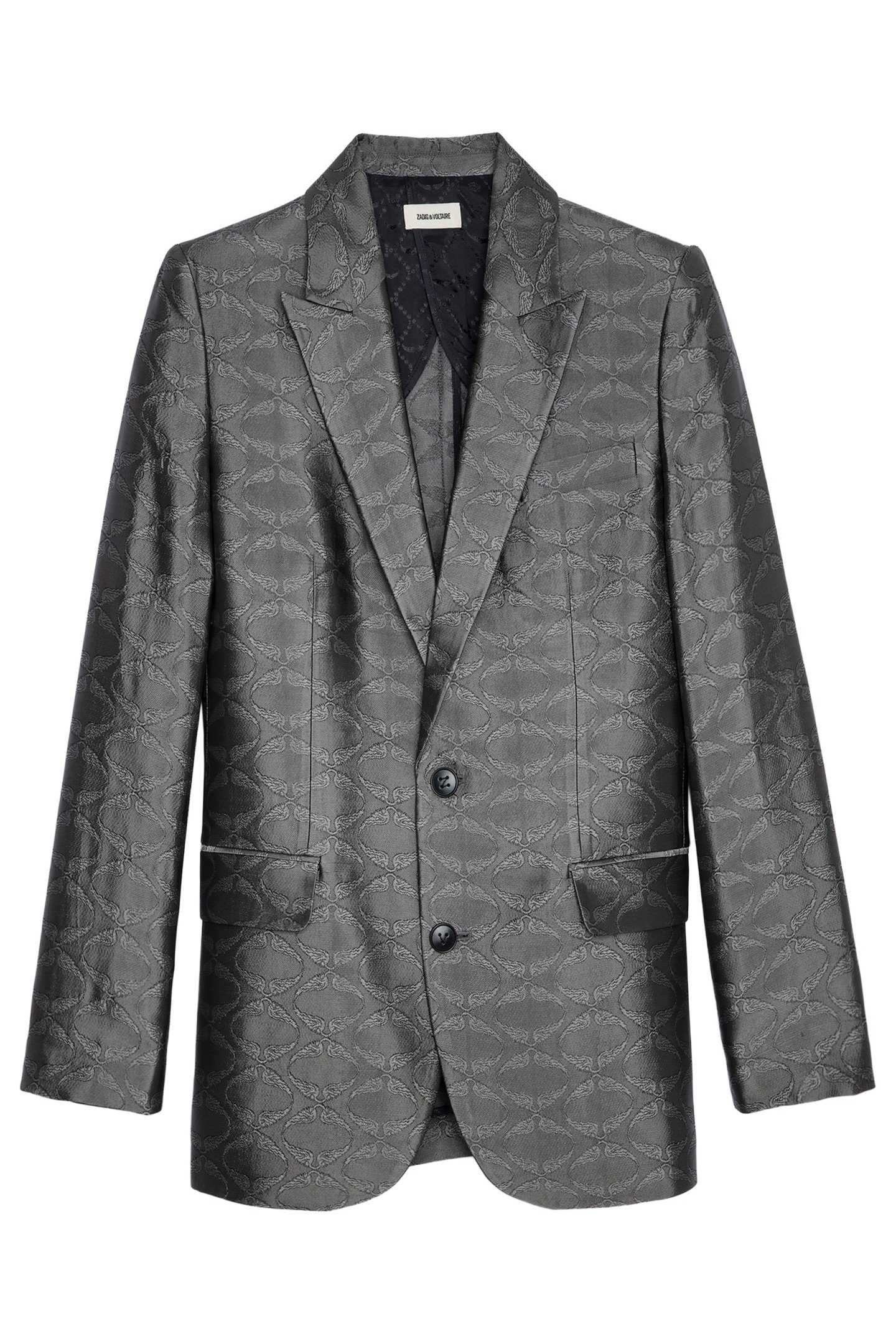VEGY JACQUARD WINGS BLAZER ANTHRACITE 5