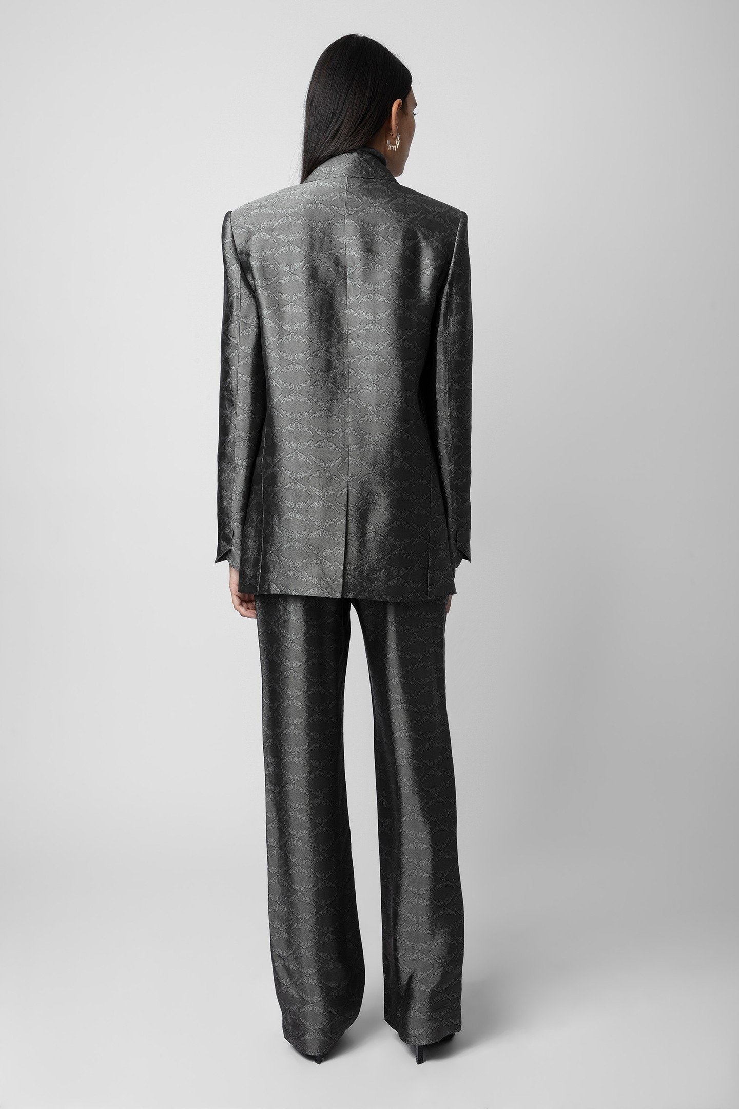 VEGY JACQUARD WINGS BLAZER ANTHRACITE 4