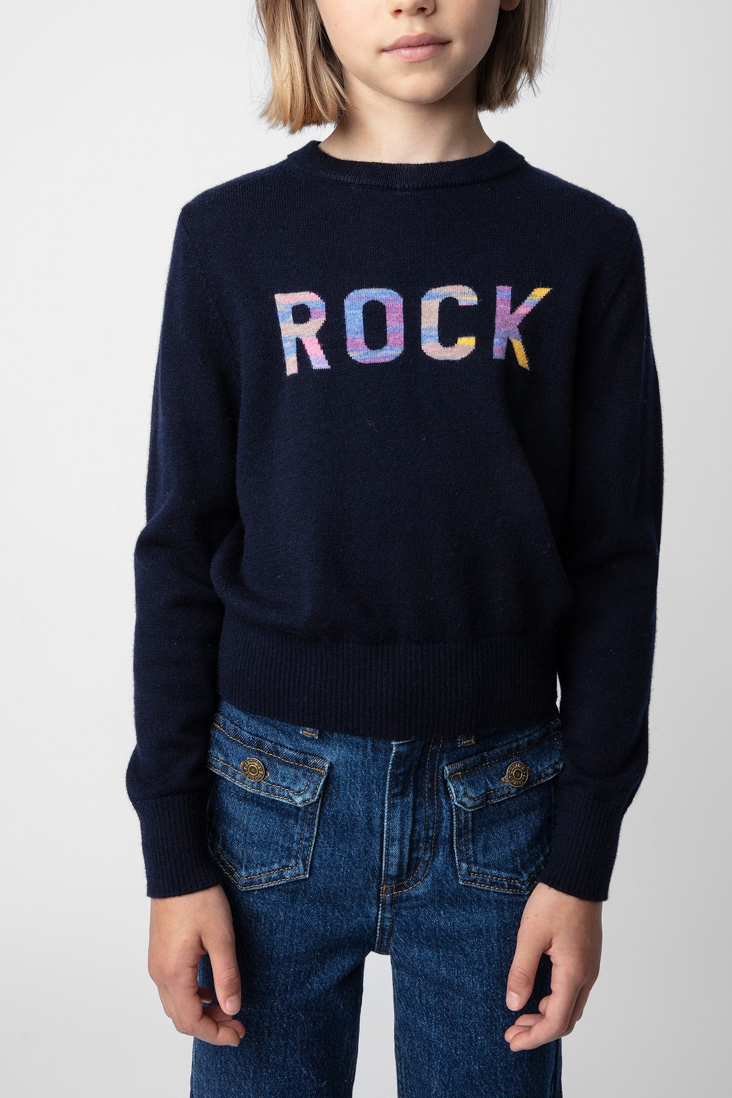 DRUM GIRLS SWEATER DARK BLUE 1