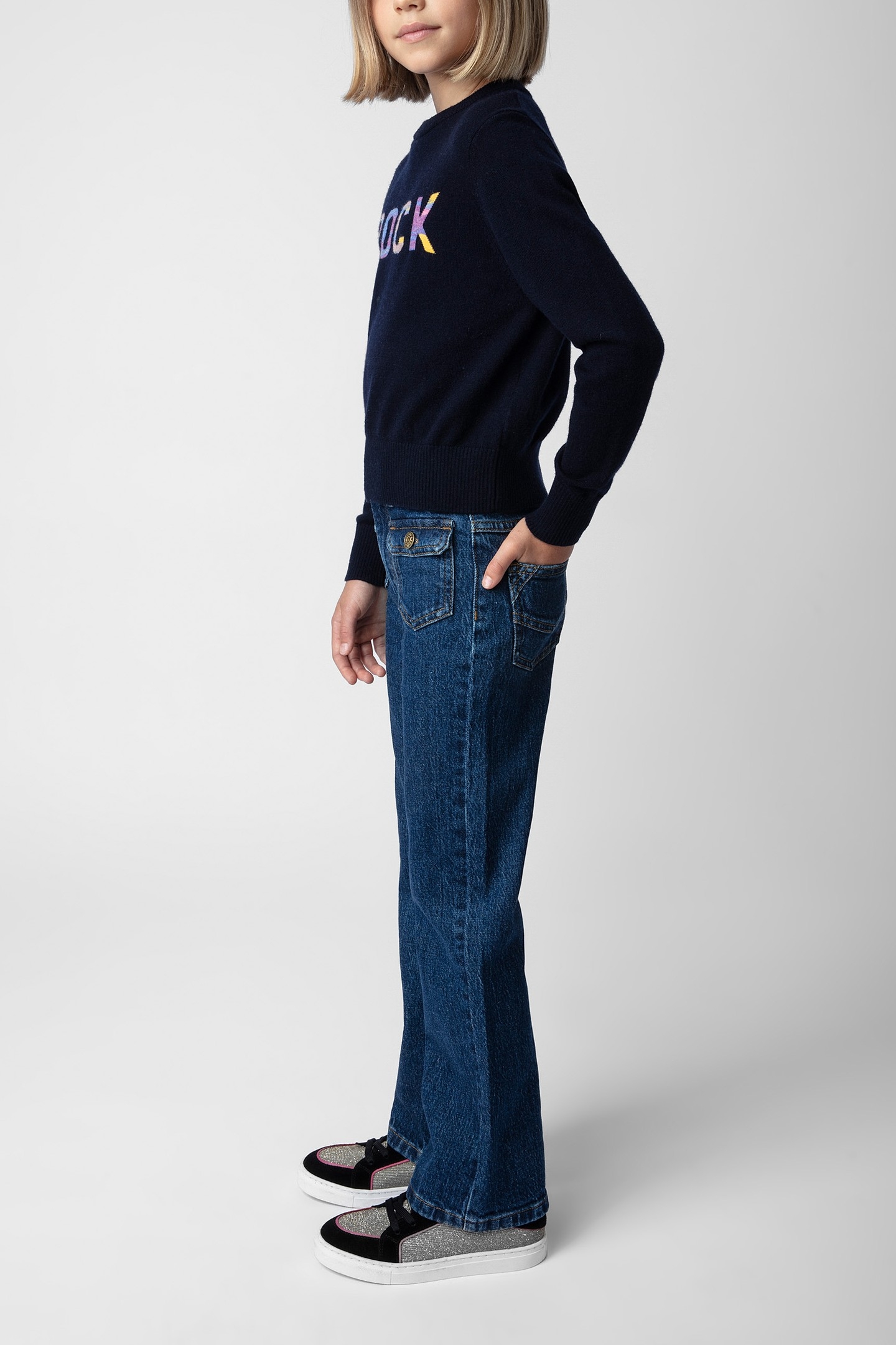 DRUM GIRLS SWEATER DARK BLUE 4