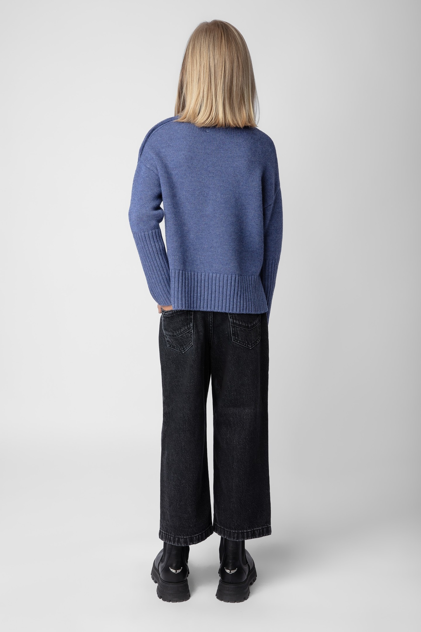 ALMA GIRLS SWEATER VIOLET 3