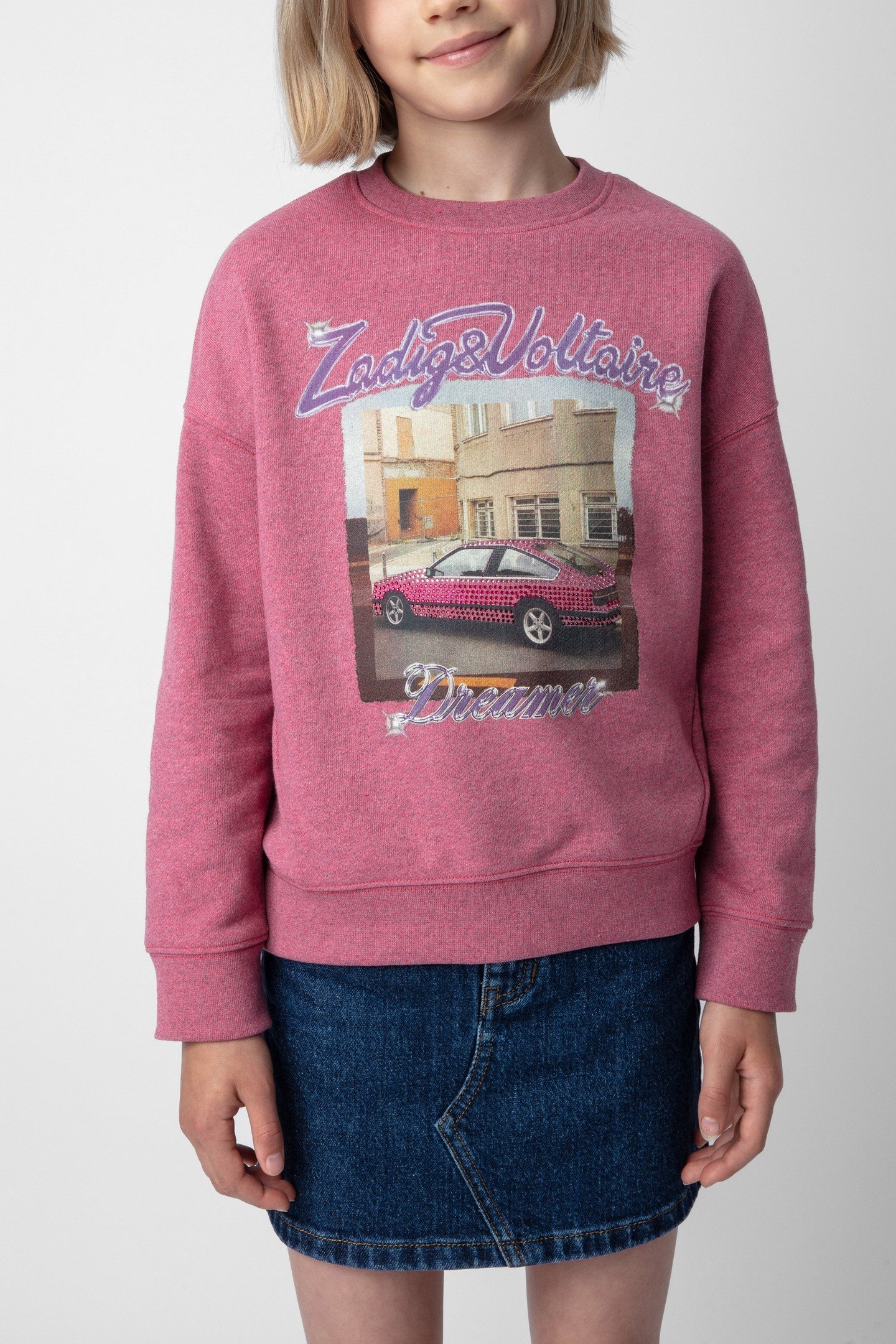 LIBERTY GIRLS SWEAT SHIRT ROSE 1