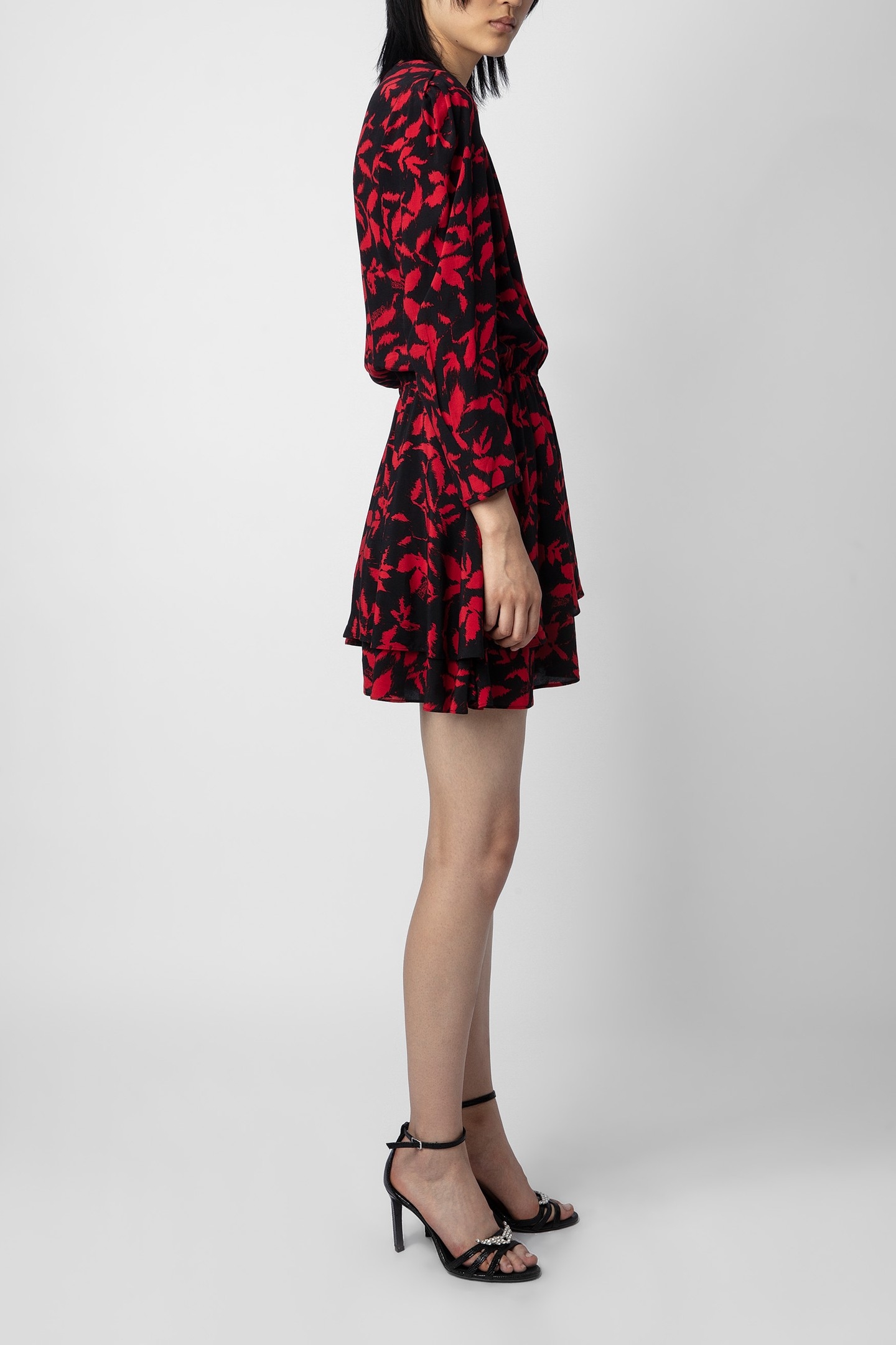 ROGERS SOFT IKAT DRESS NOIR 4