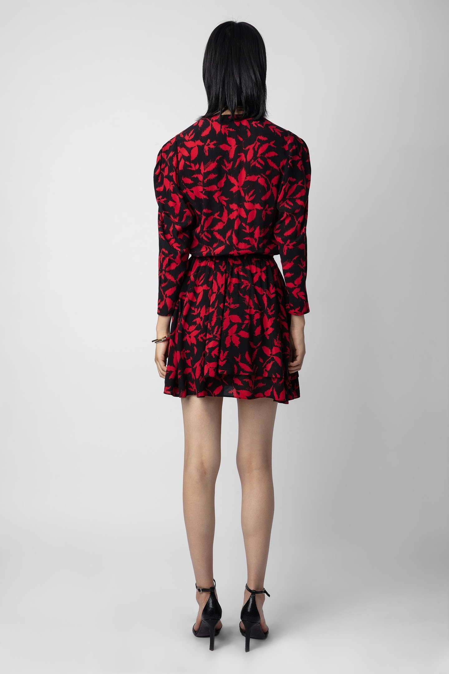 ROGERS SOFT IKAT DRESS NOIR 3