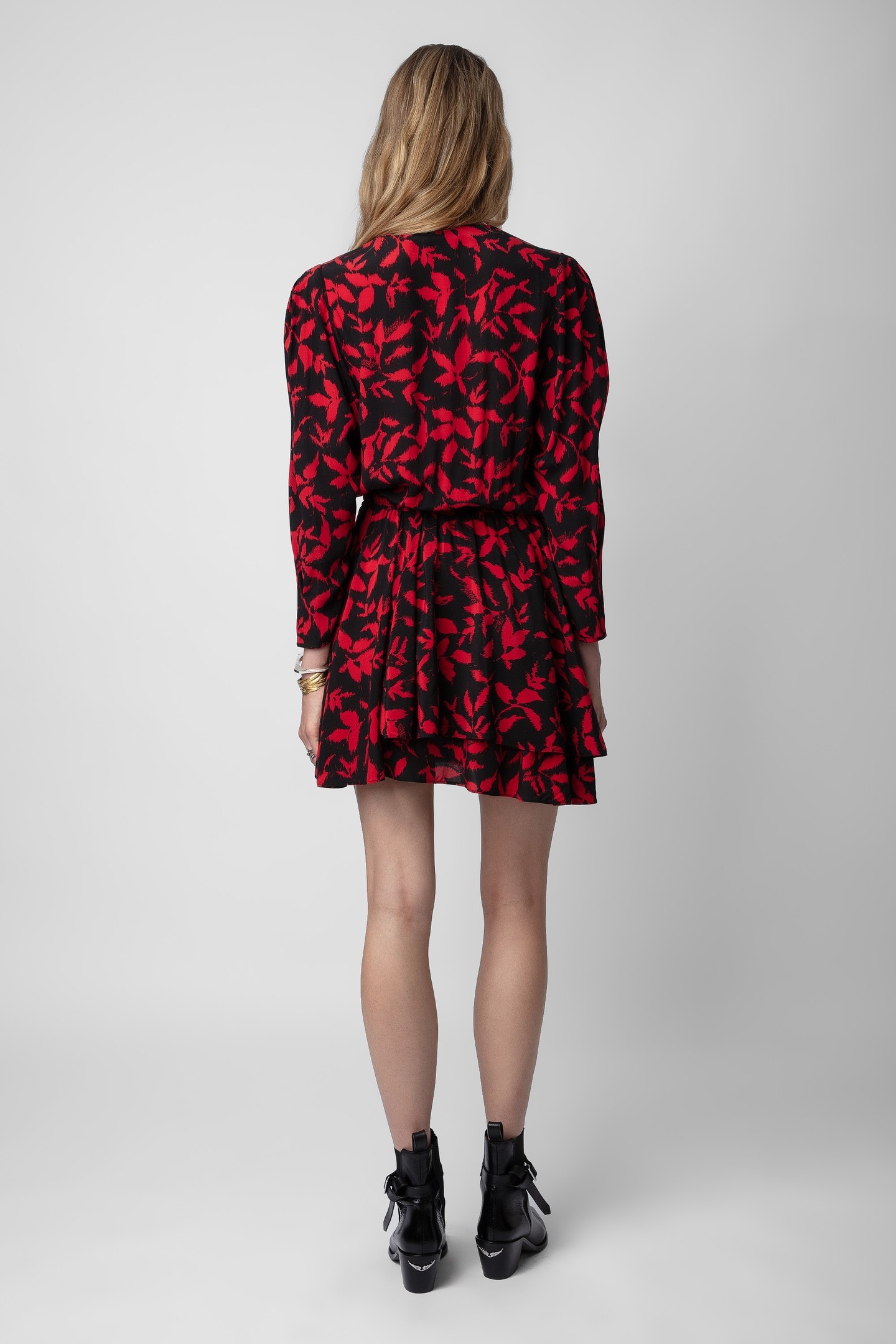 ROGERS SOFT IKAT DRESS NOIR 7