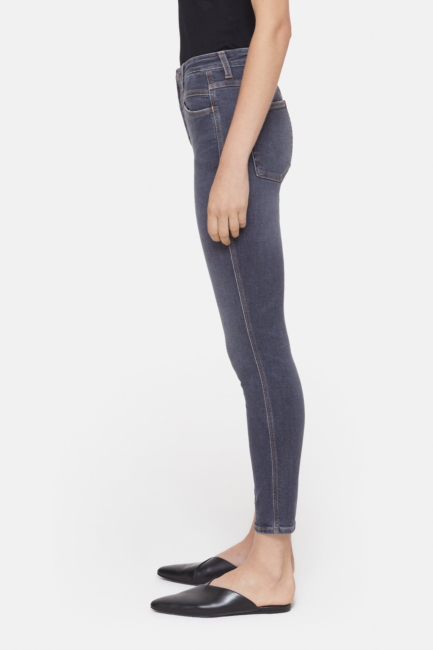 SKINNY PUSHER JEANS DARK GREY 7
