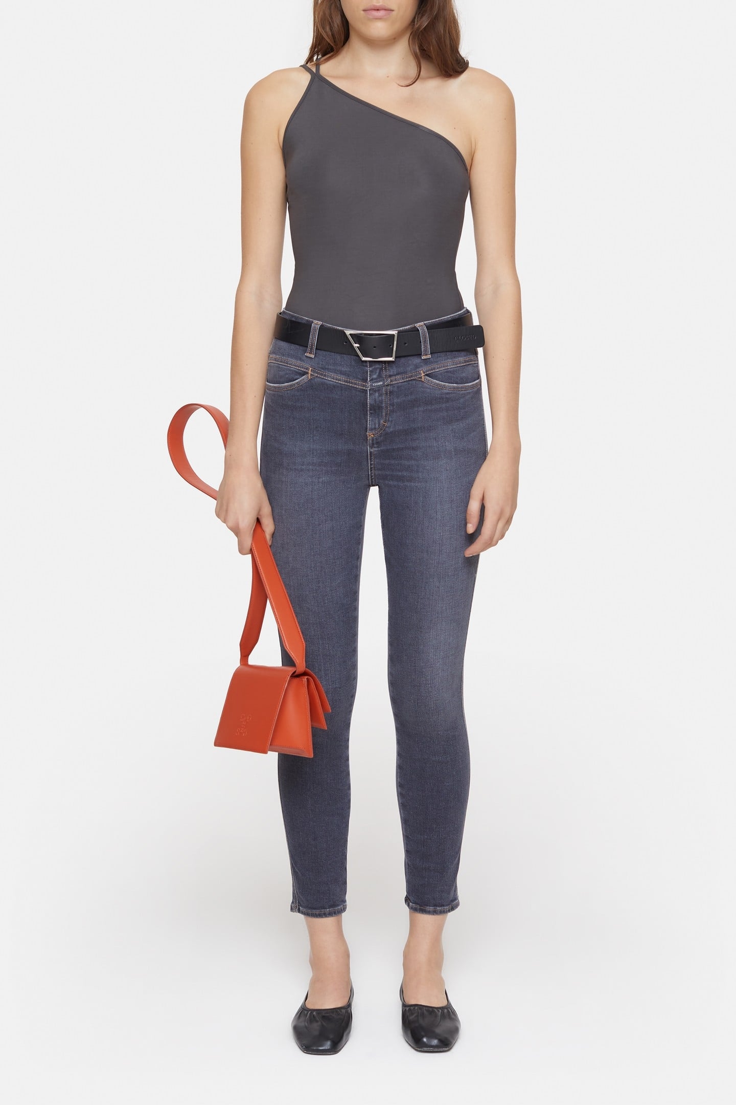 SKINNY PUSHER JEANS DARK GREY 1