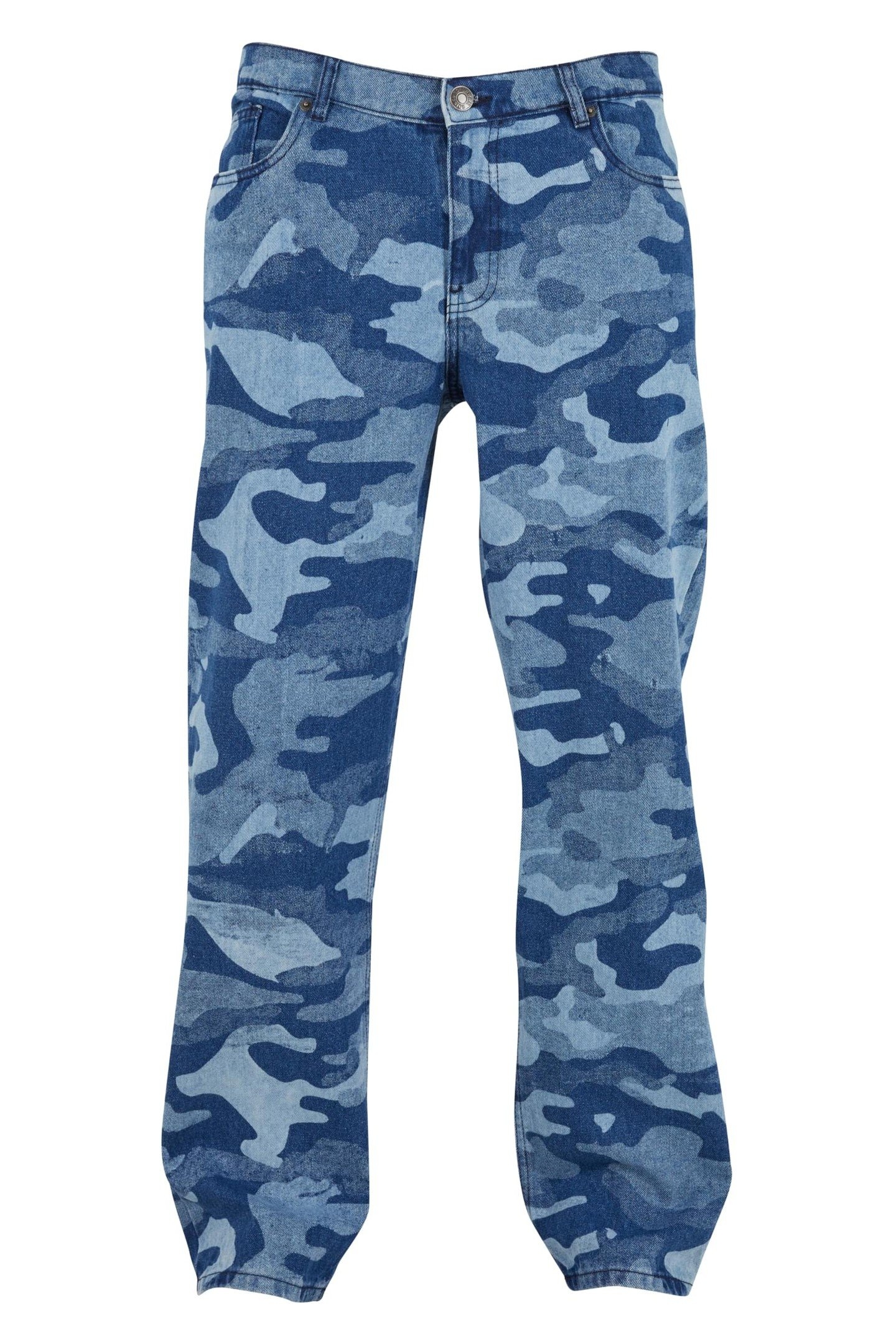 PRINTED JEANS BLUE LASER CAMO 1