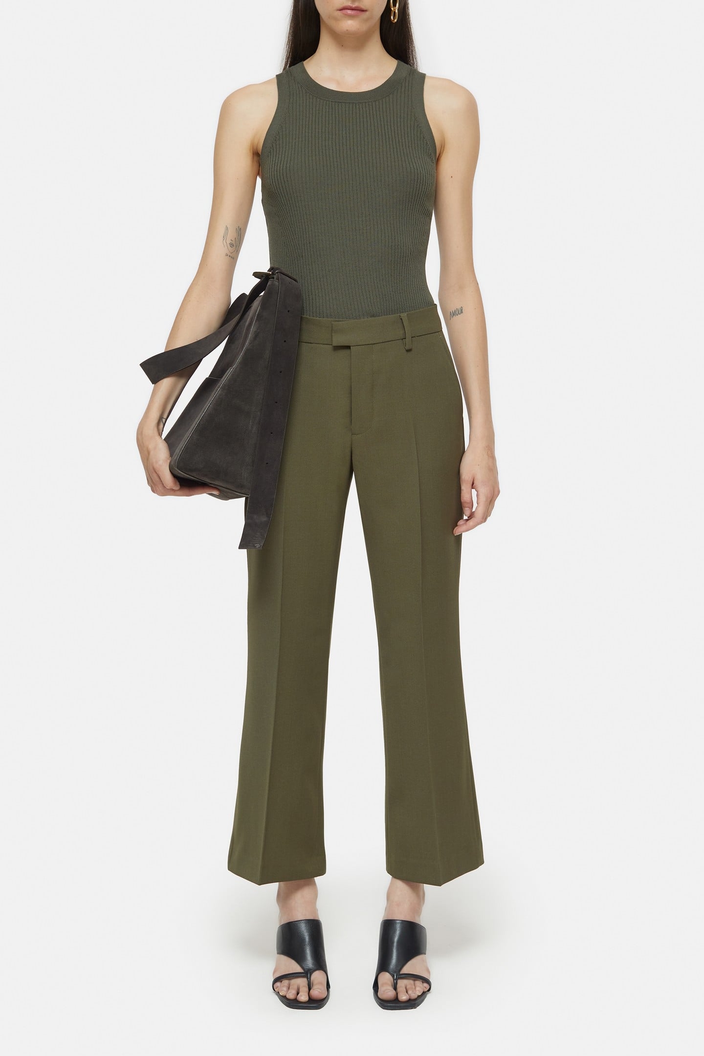 WHARTON PANTS ARMY GREEN 1